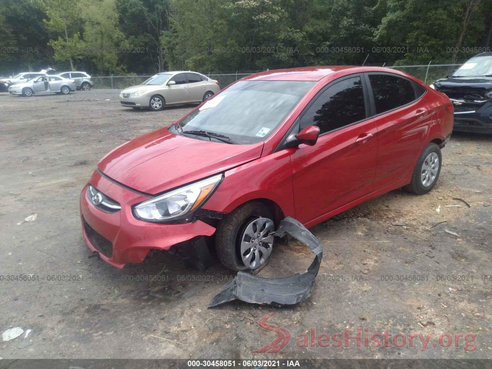 KMHCT4AE5GU991202 2016 HYUNDAI ACCENT