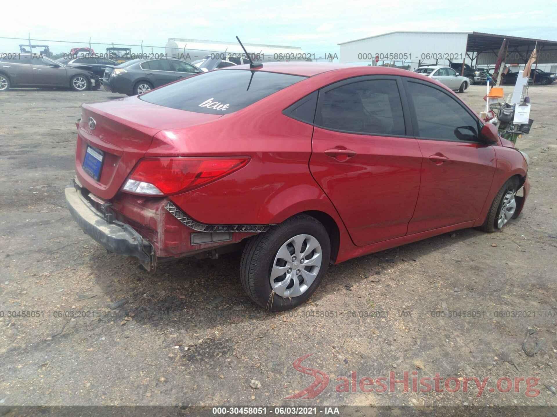 KMHCT4AE5GU991202 2016 HYUNDAI ACCENT