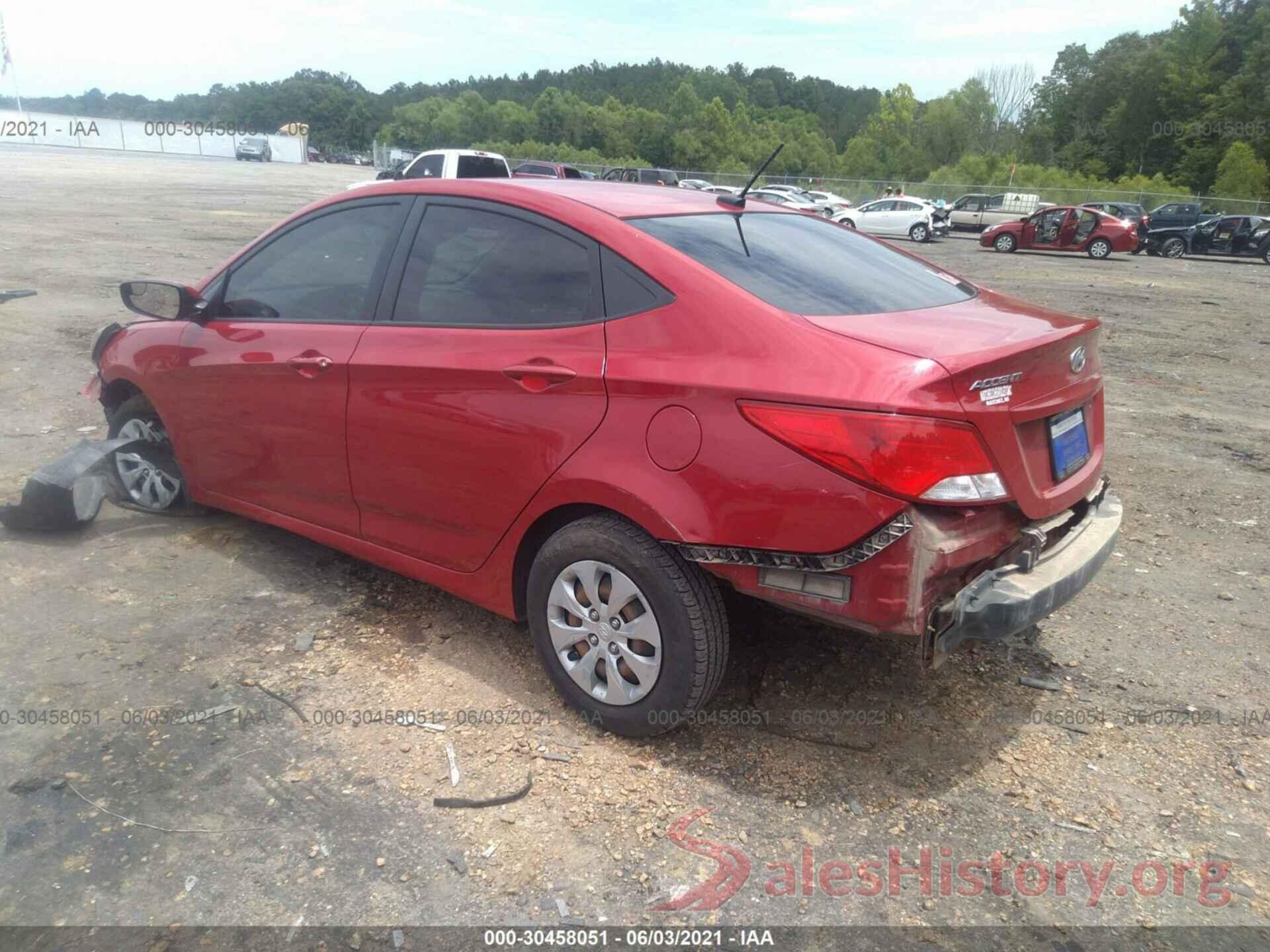 KMHCT4AE5GU991202 2016 HYUNDAI ACCENT