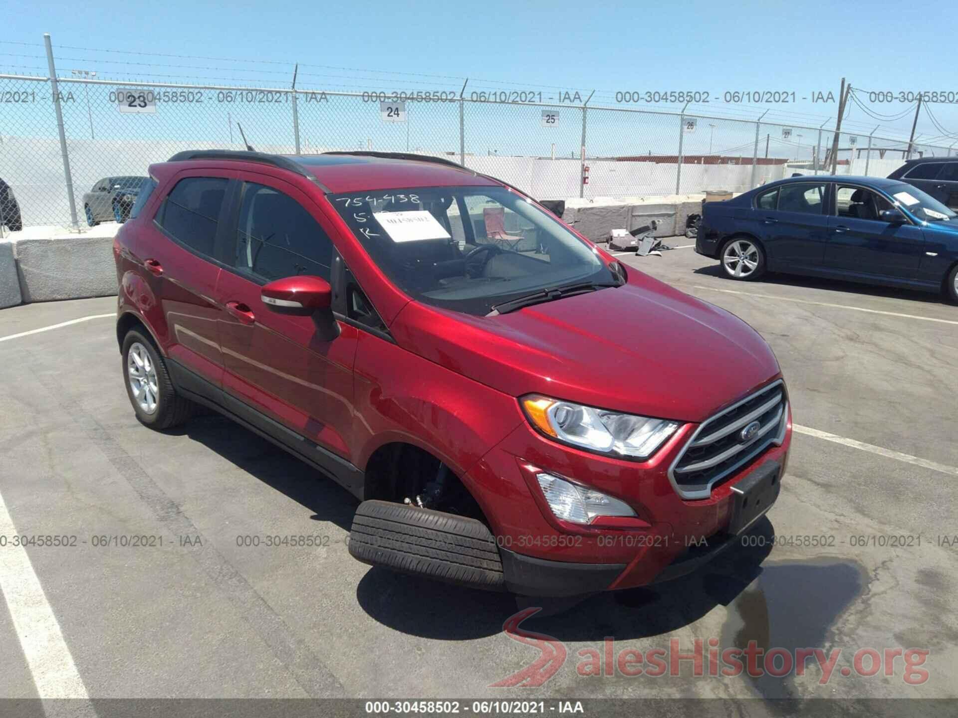 MAJ3S2GE9LC341281 2020 FORD ECOSPORT