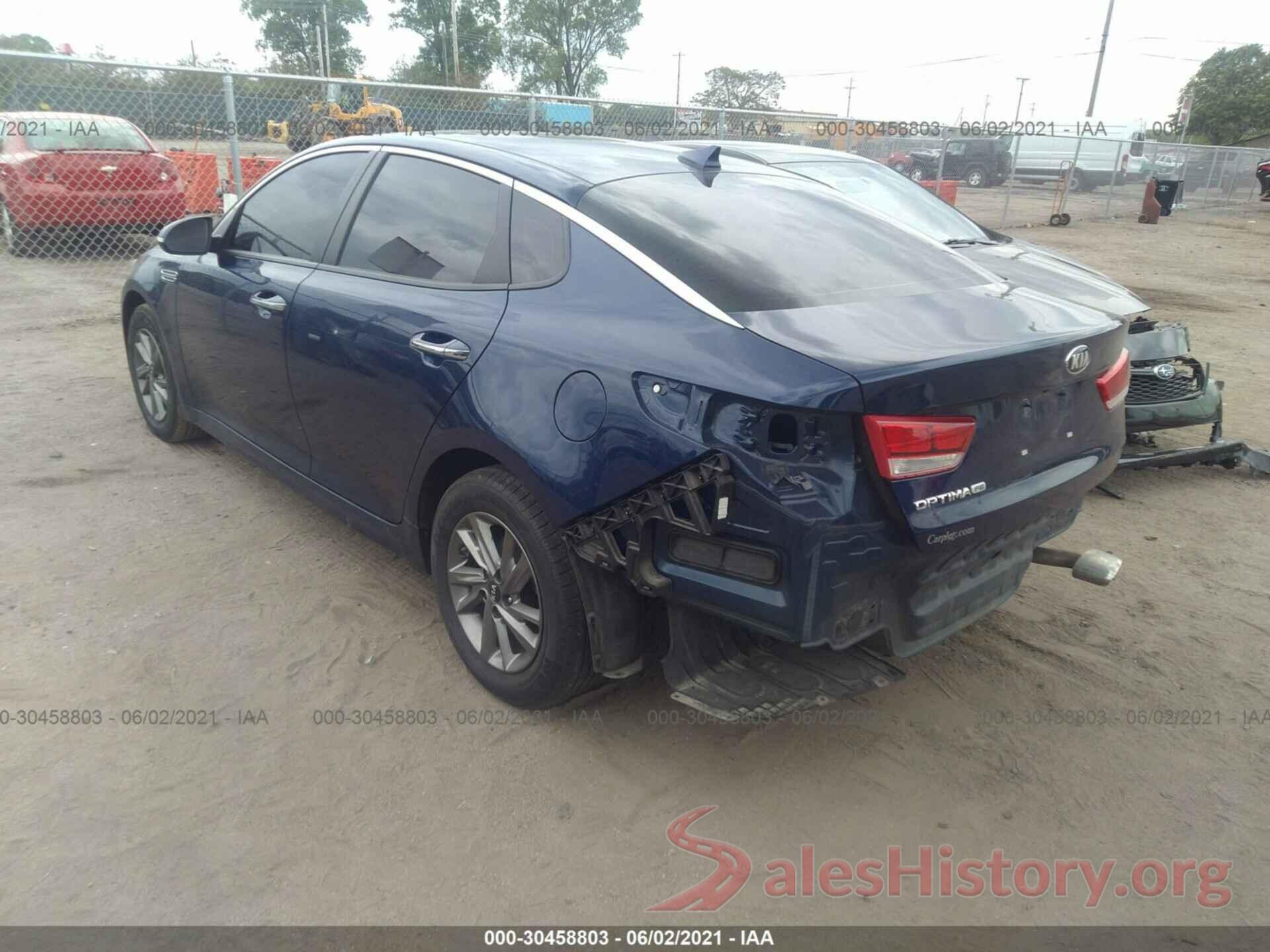 5XXGT4L35KG346484 2019 KIA OPTIMA