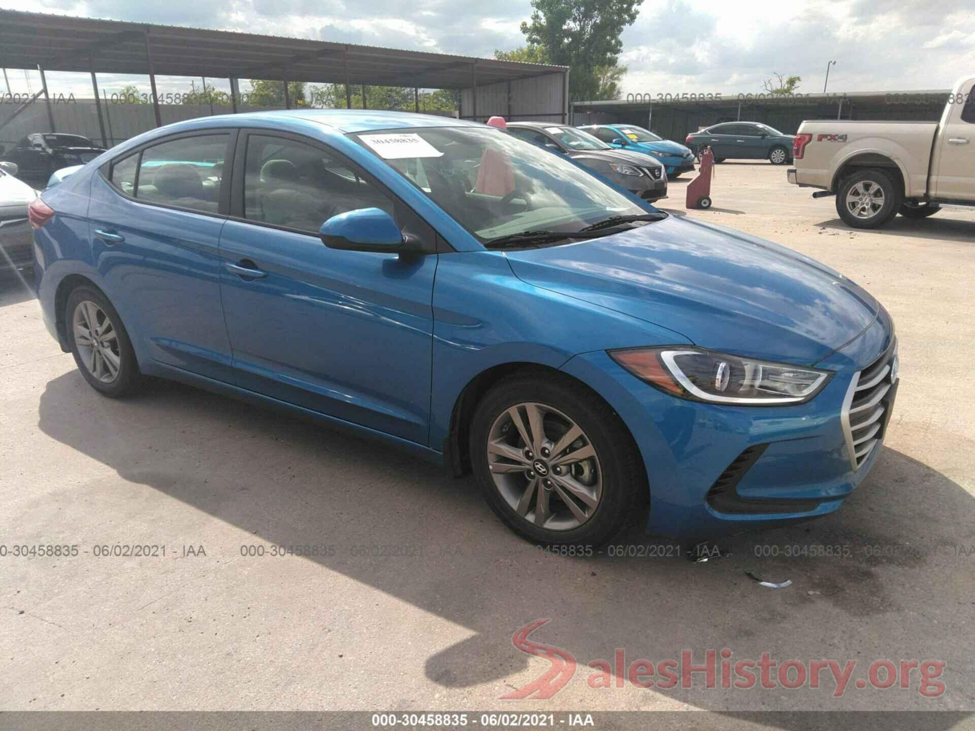 5NPD84LF9HH189277 2017 HYUNDAI ELANTRA