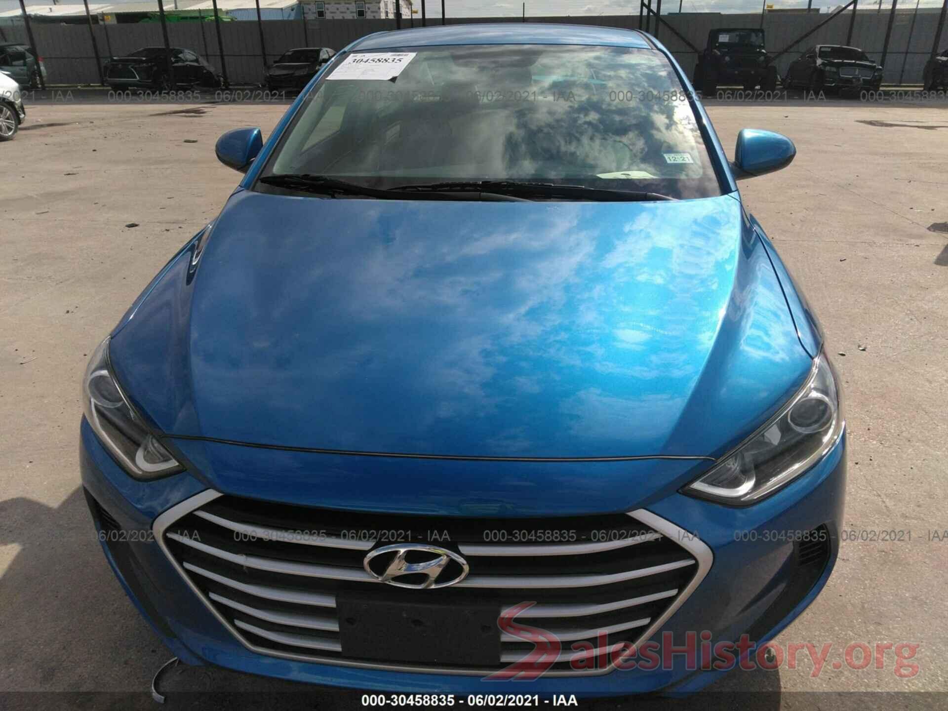 5NPD84LF9HH189277 2017 HYUNDAI ELANTRA