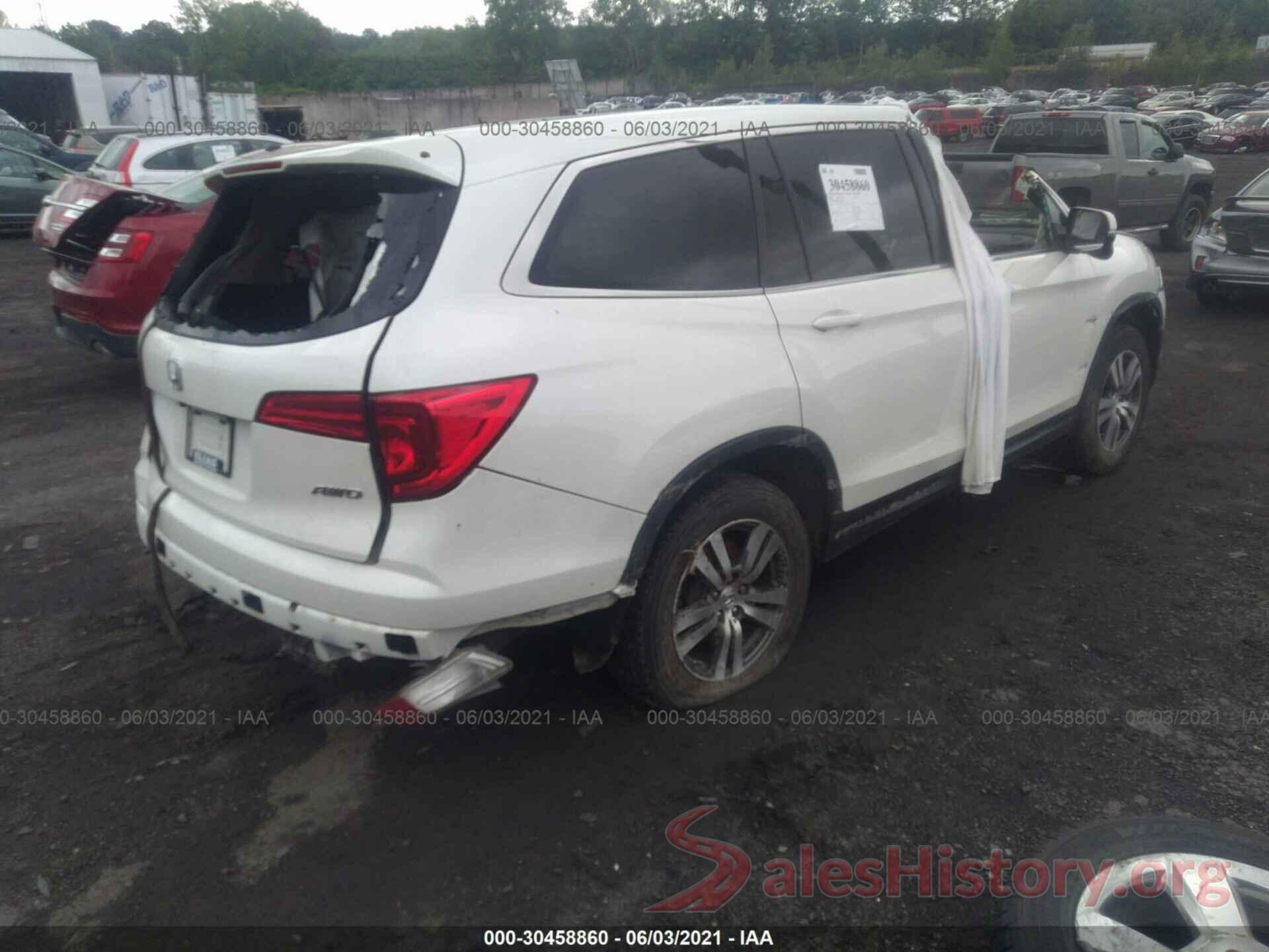 5FNYF6H67HB017579 2017 HONDA PILOT