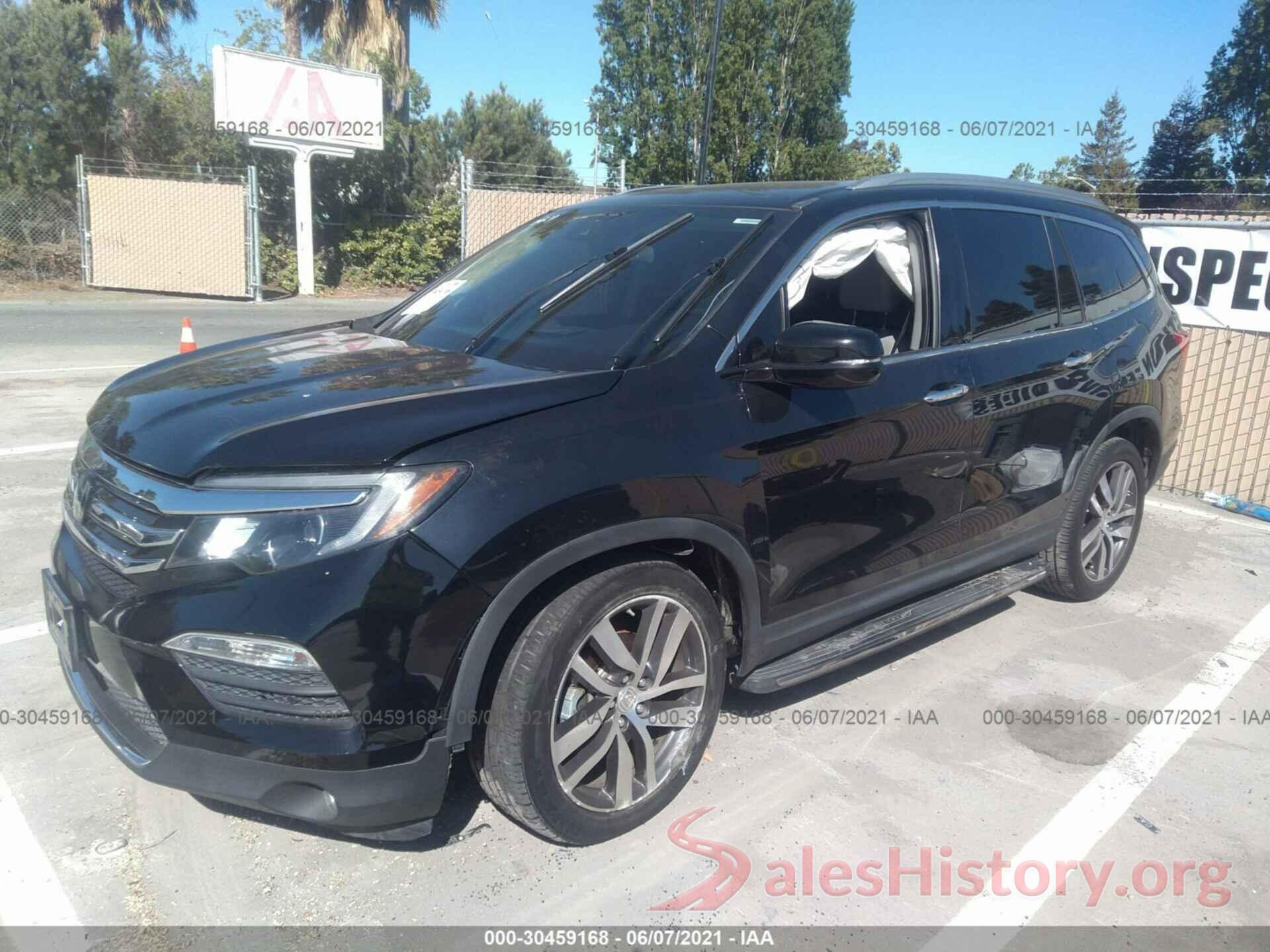 5FNYF5H9XGB005865 2016 HONDA PILOT