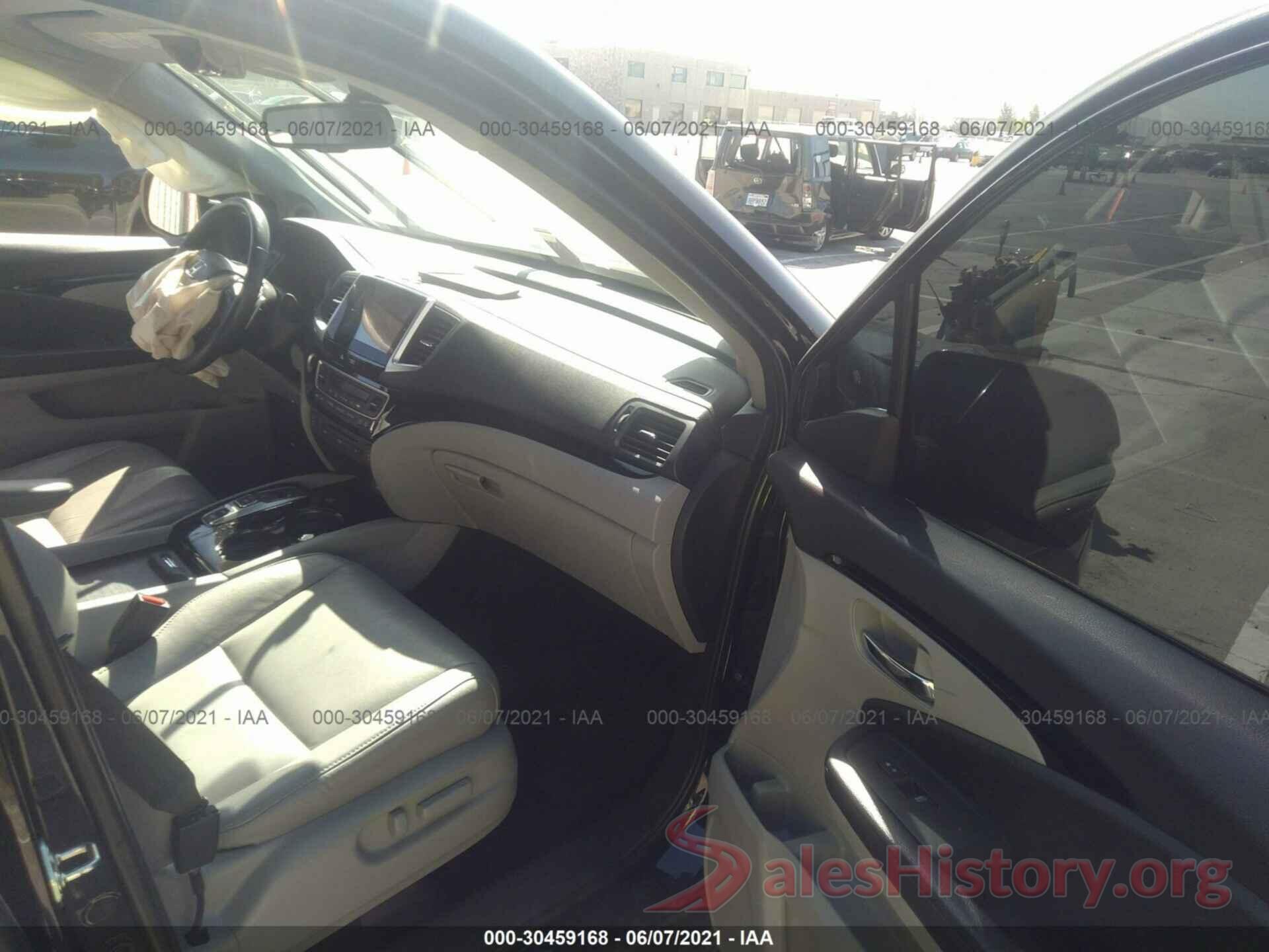 5FNYF5H9XGB005865 2016 HONDA PILOT