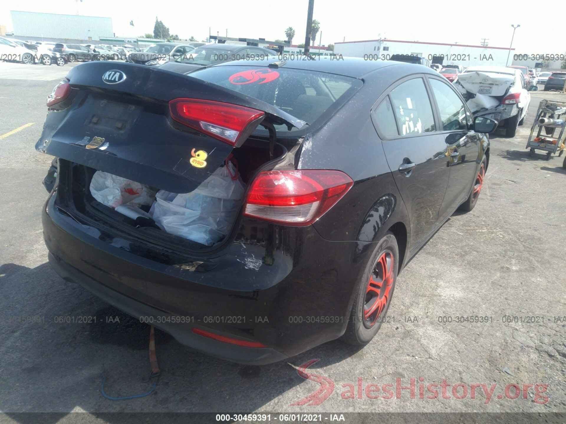 3KPFK4A75HE114814 2017 KIA FORTE