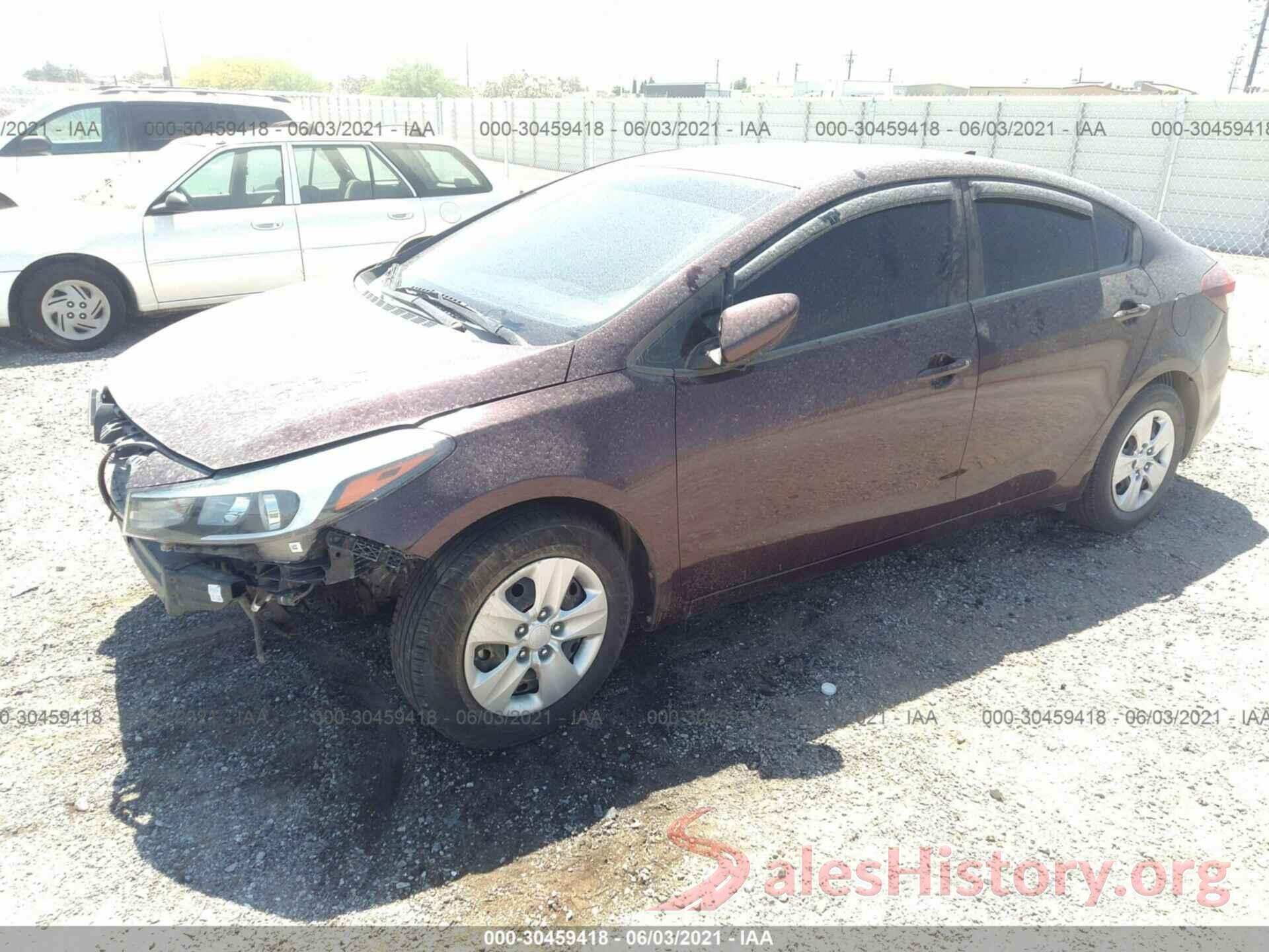 3KPFL4A7XHE082133 2017 KIA FORTE