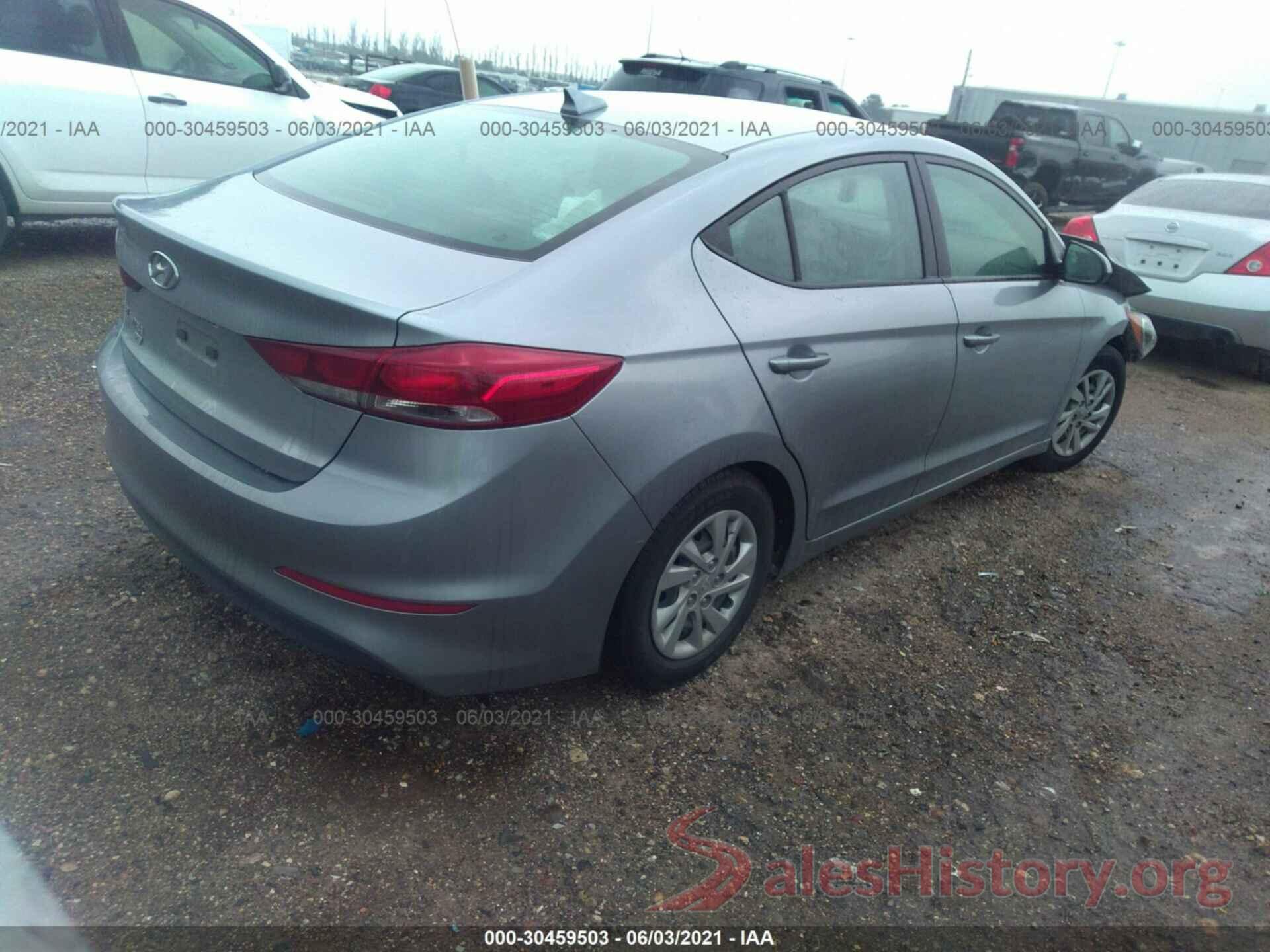 5NPD74LF5HH168817 2017 HYUNDAI ELANTRA