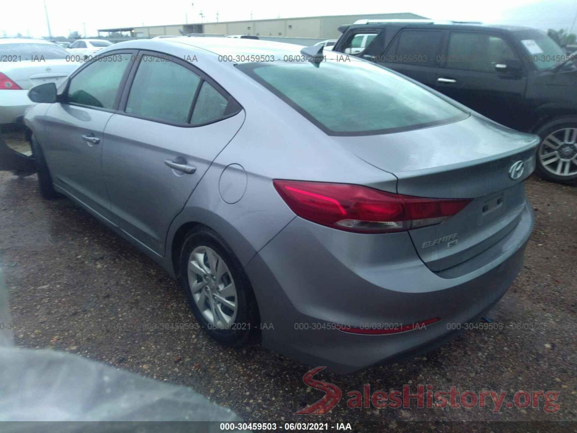 5NPD74LF5HH168817 2017 HYUNDAI ELANTRA