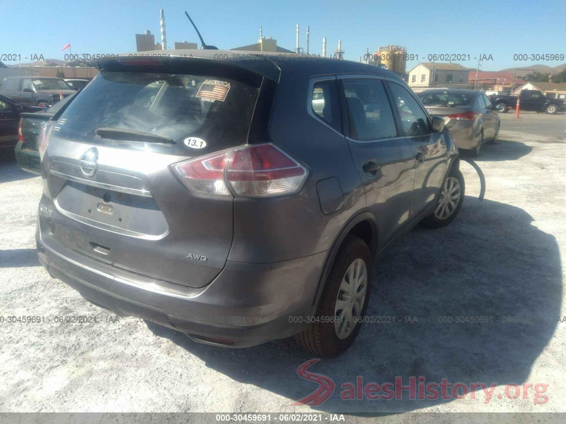 KNMAT2MV3GP700867 2016 NISSAN ROGUE