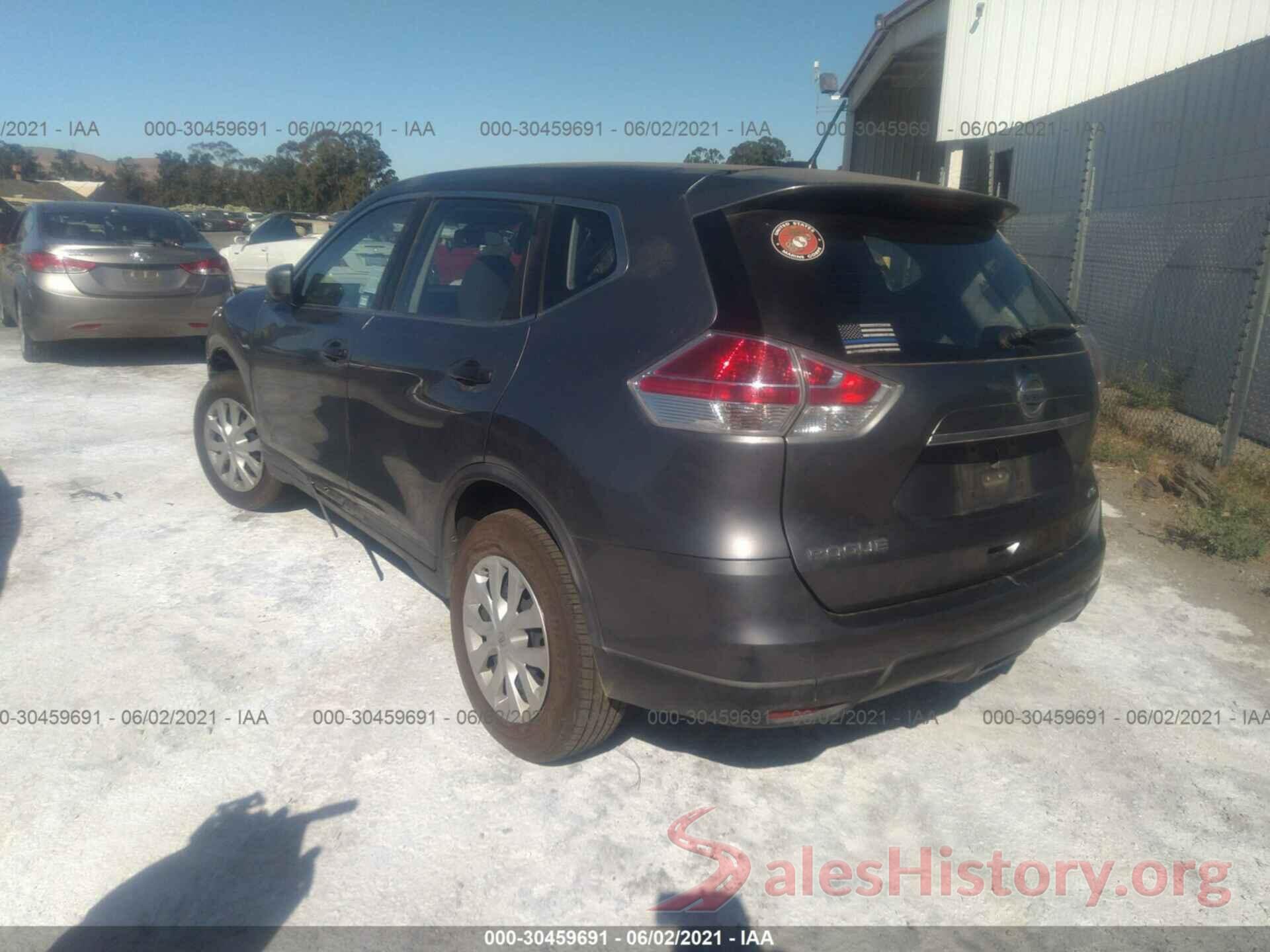 KNMAT2MV3GP700867 2016 NISSAN ROGUE