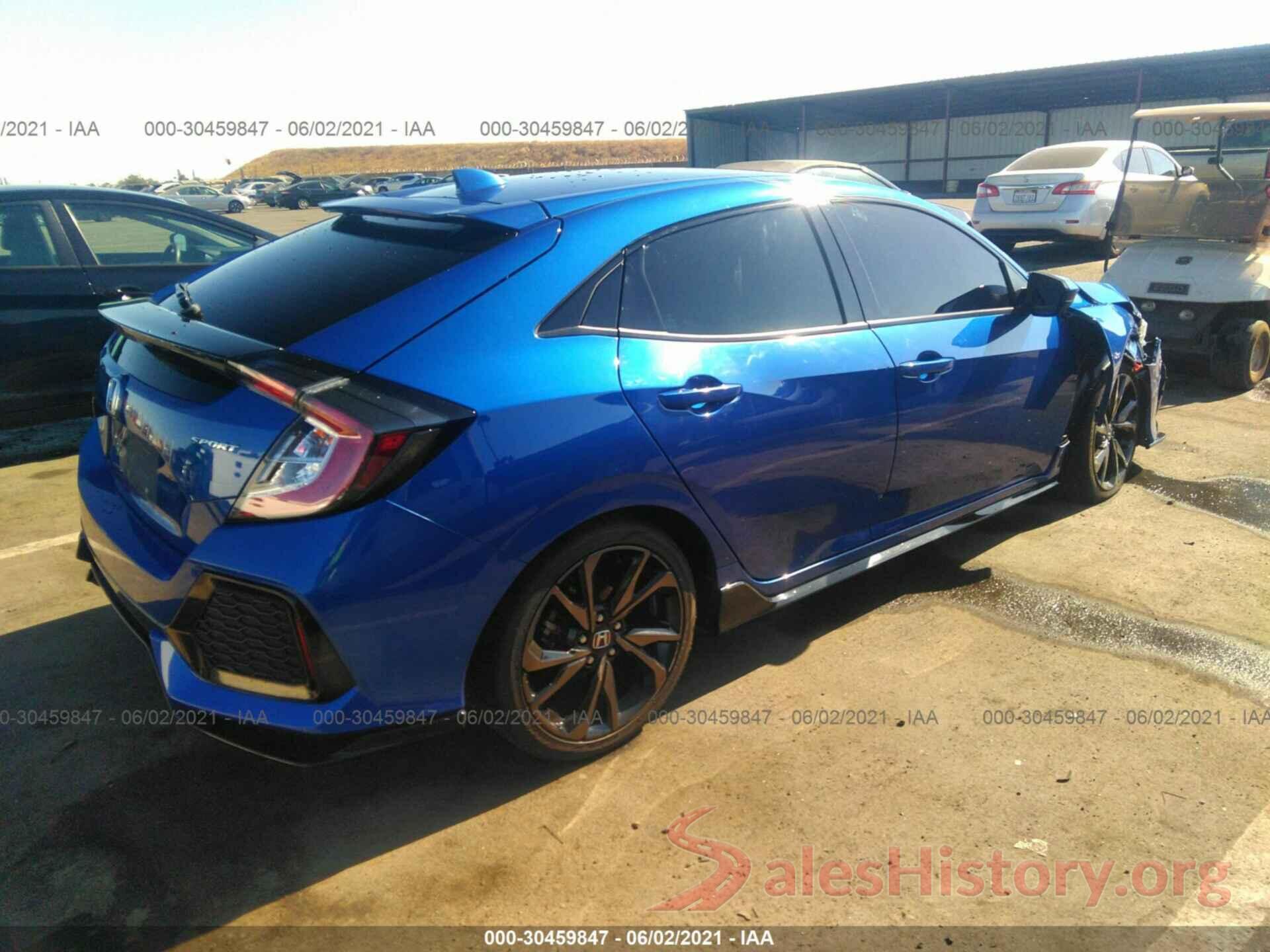 SHHFK7G43JU212947 2018 HONDA CIVIC HATCHBACK