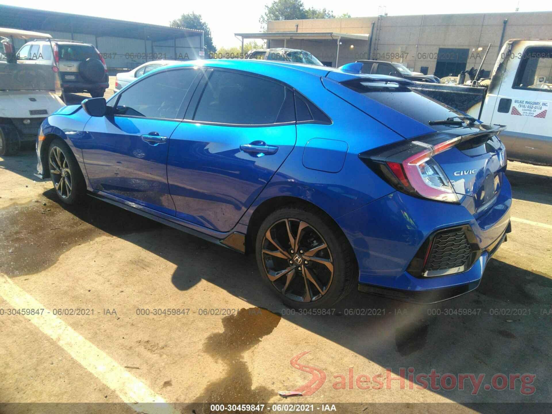 SHHFK7G43JU212947 2018 HONDA CIVIC HATCHBACK