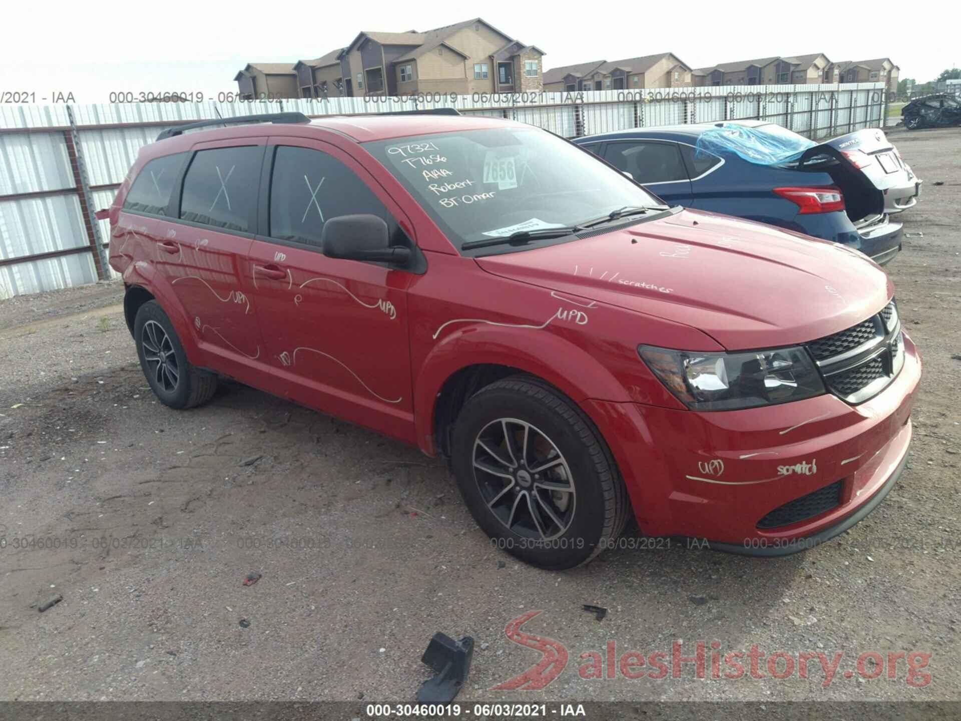 3C4PDCAB0JT385908 2018 DODGE JOURNEY