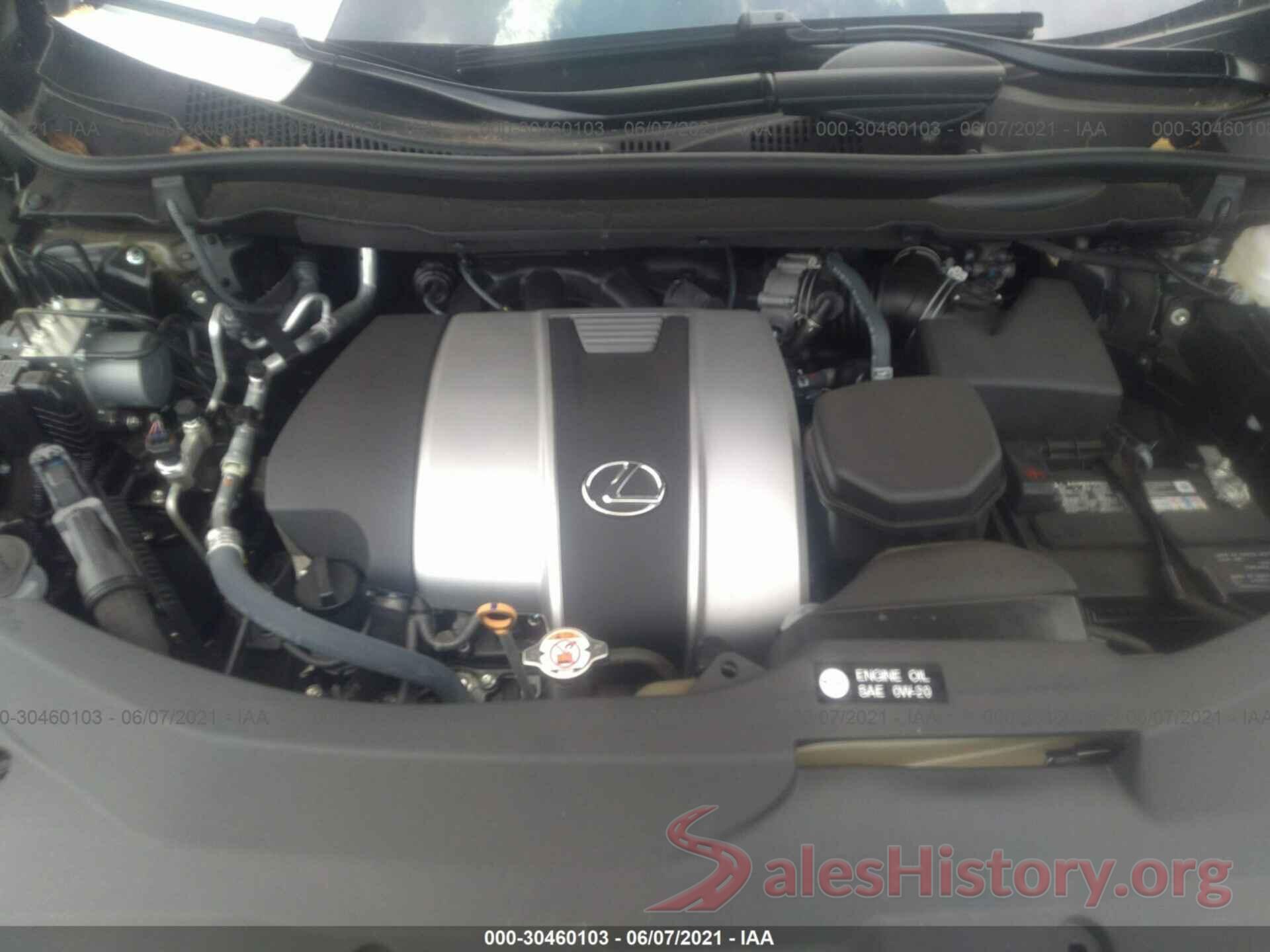 2T2HZMDA0LC243185 2020 LEXUS RX