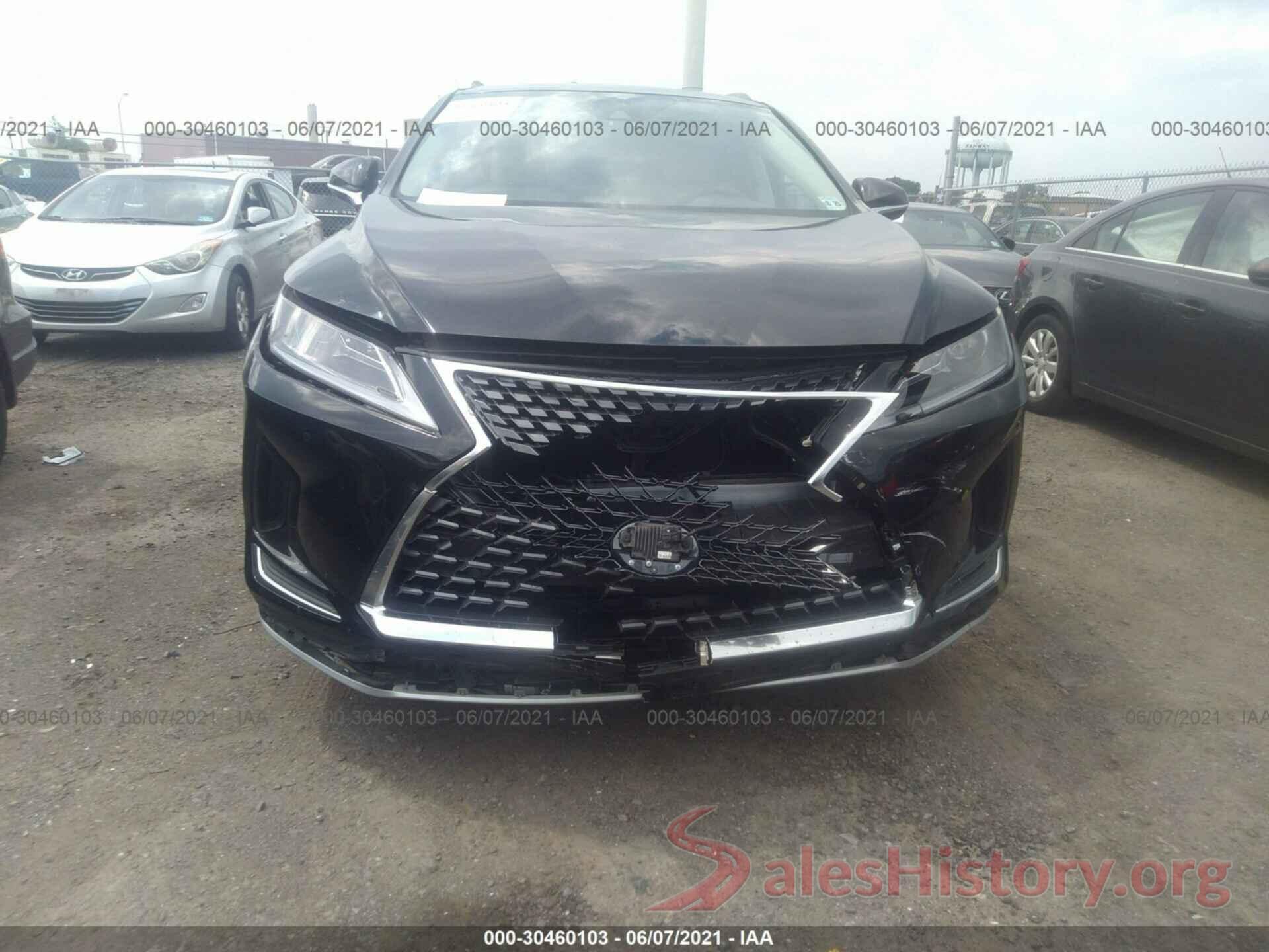 2T2HZMDA0LC243185 2020 LEXUS RX