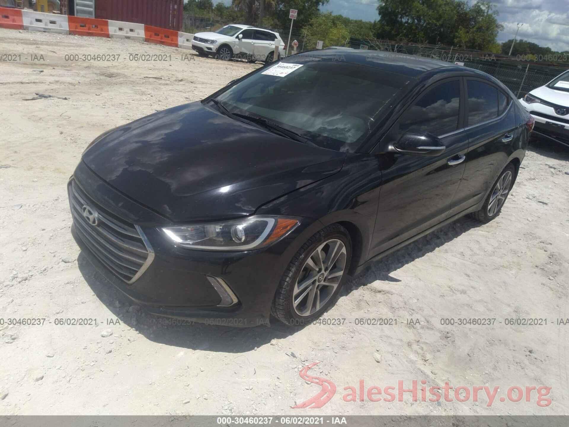 KMHD84LF0HU260173 2017 HYUNDAI ELANTRA