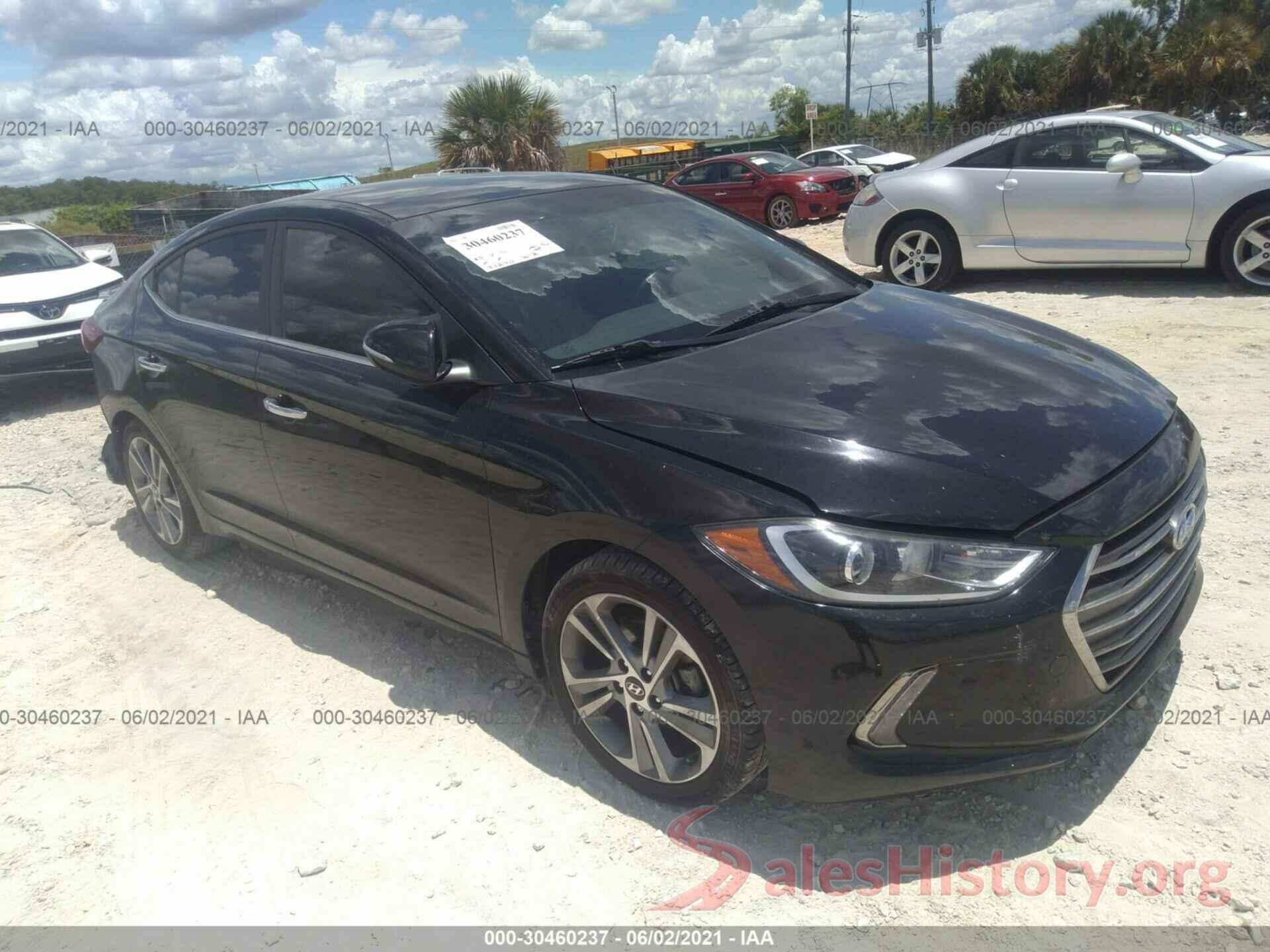 KMHD84LF0HU260173 2017 HYUNDAI ELANTRA