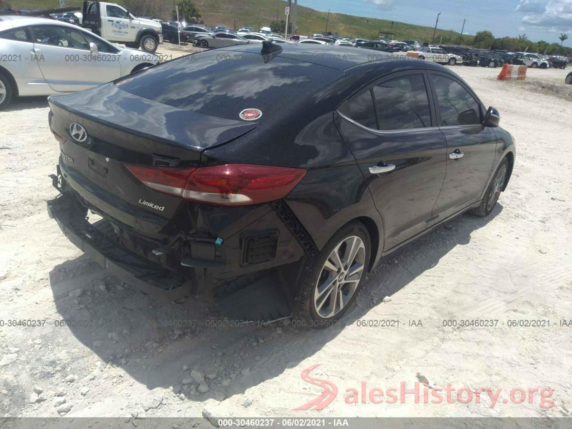 KMHD84LF0HU260173 2017 HYUNDAI ELANTRA