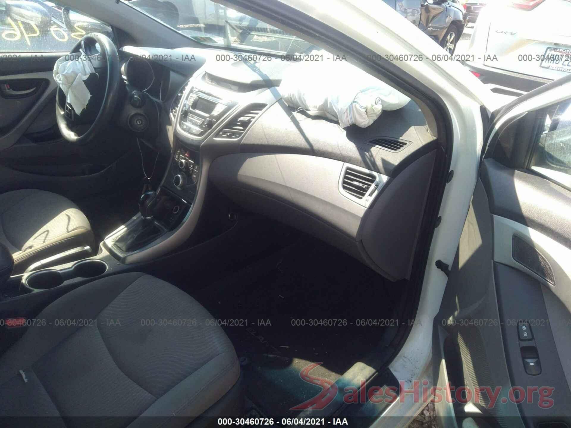 5NPDH4AE5GH745576 2016 HYUNDAI ELANTRA