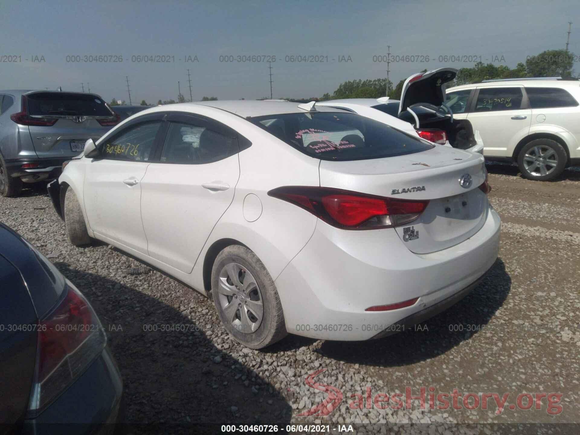 5NPDH4AE5GH745576 2016 HYUNDAI ELANTRA