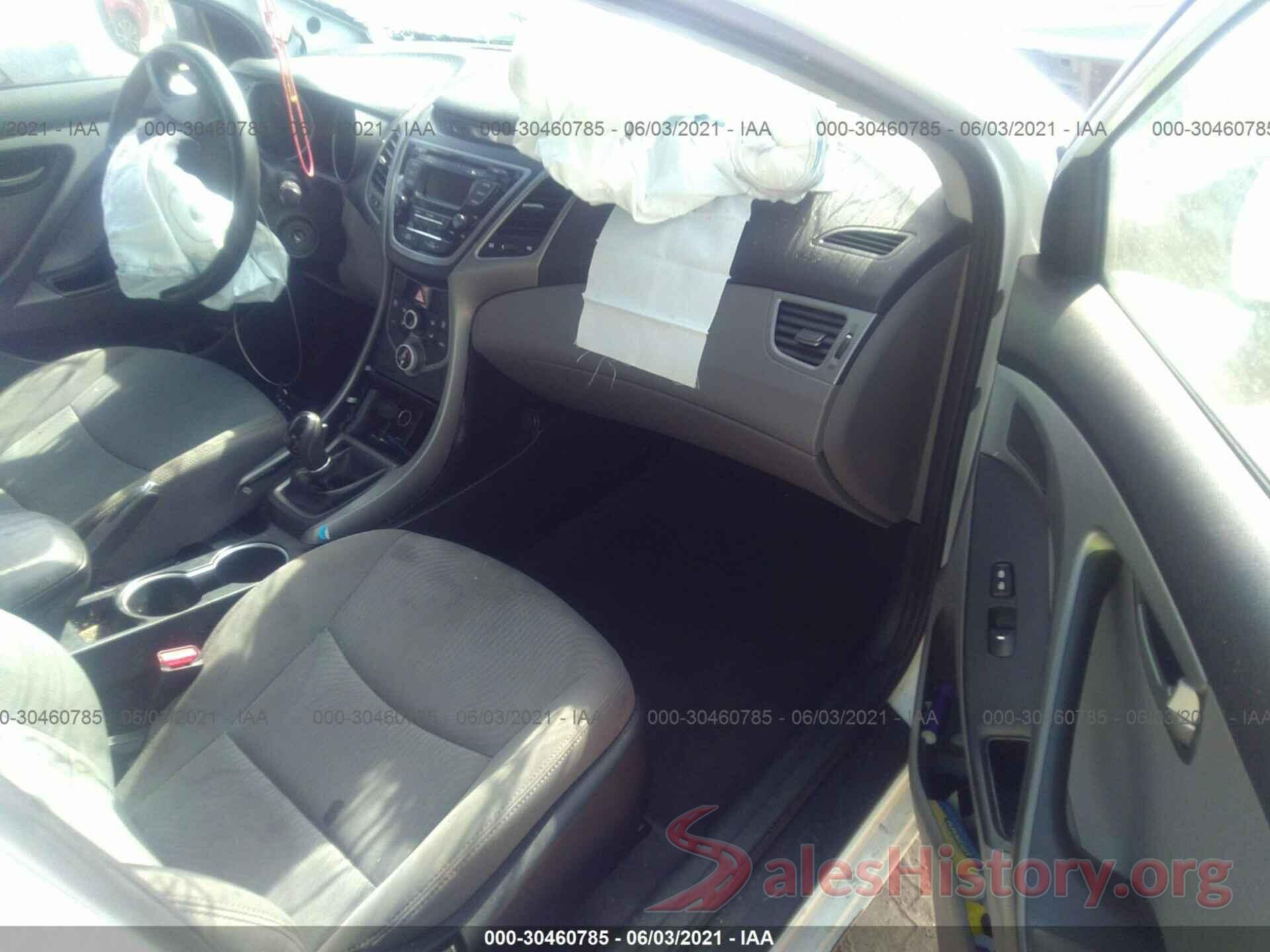 5NPDH4AE1GH736714 2016 HYUNDAI ELANTRA