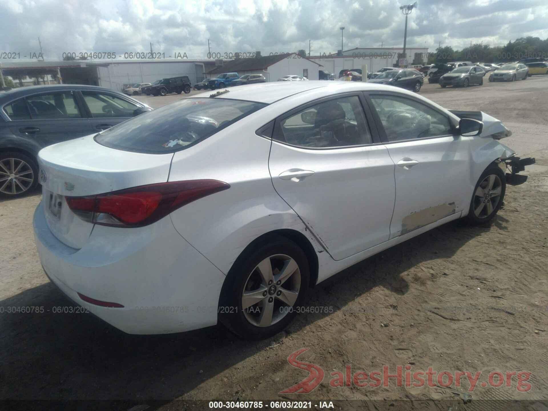 5NPDH4AE1GH736714 2016 HYUNDAI ELANTRA