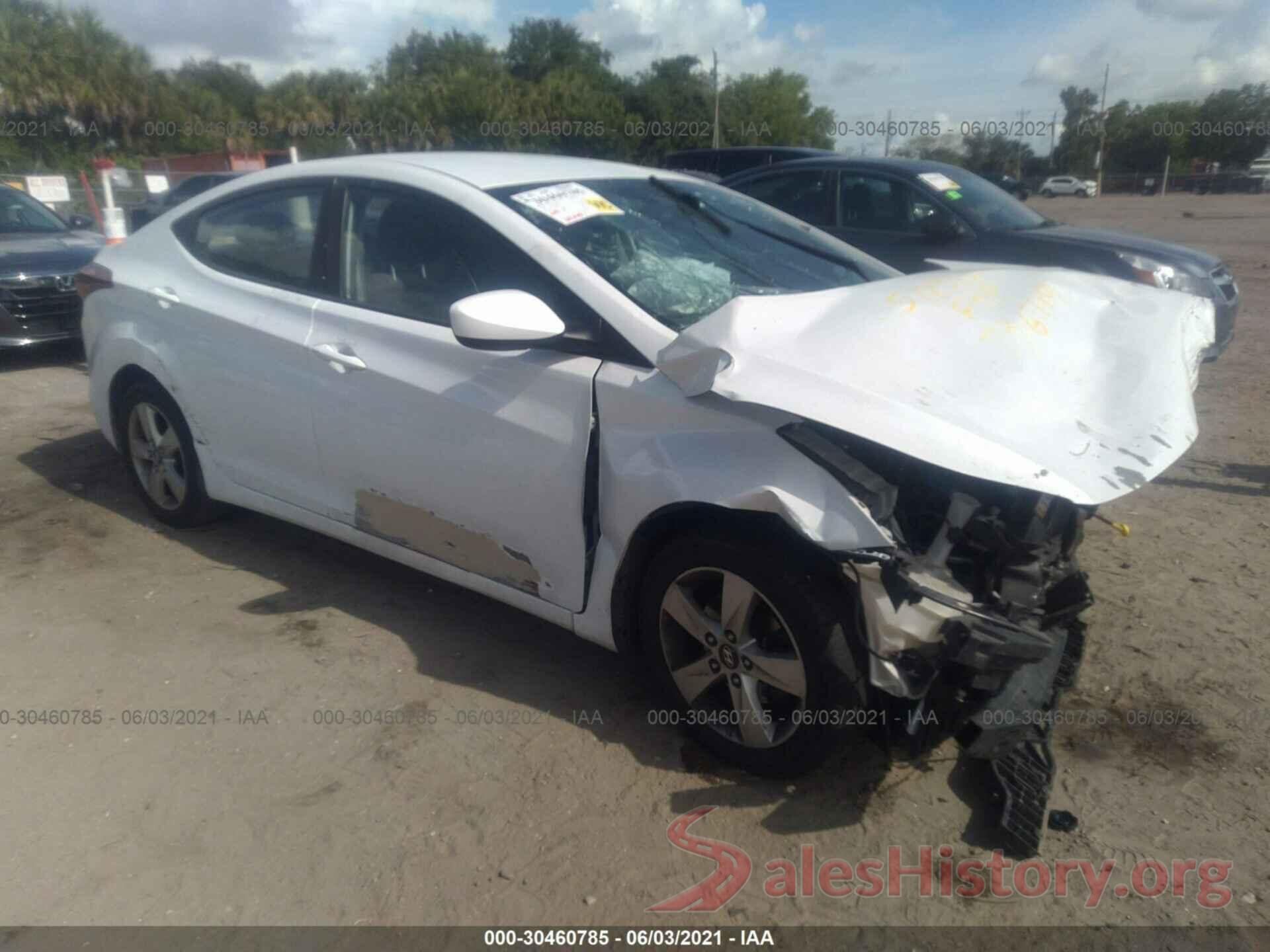 5NPDH4AE1GH736714 2016 HYUNDAI ELANTRA