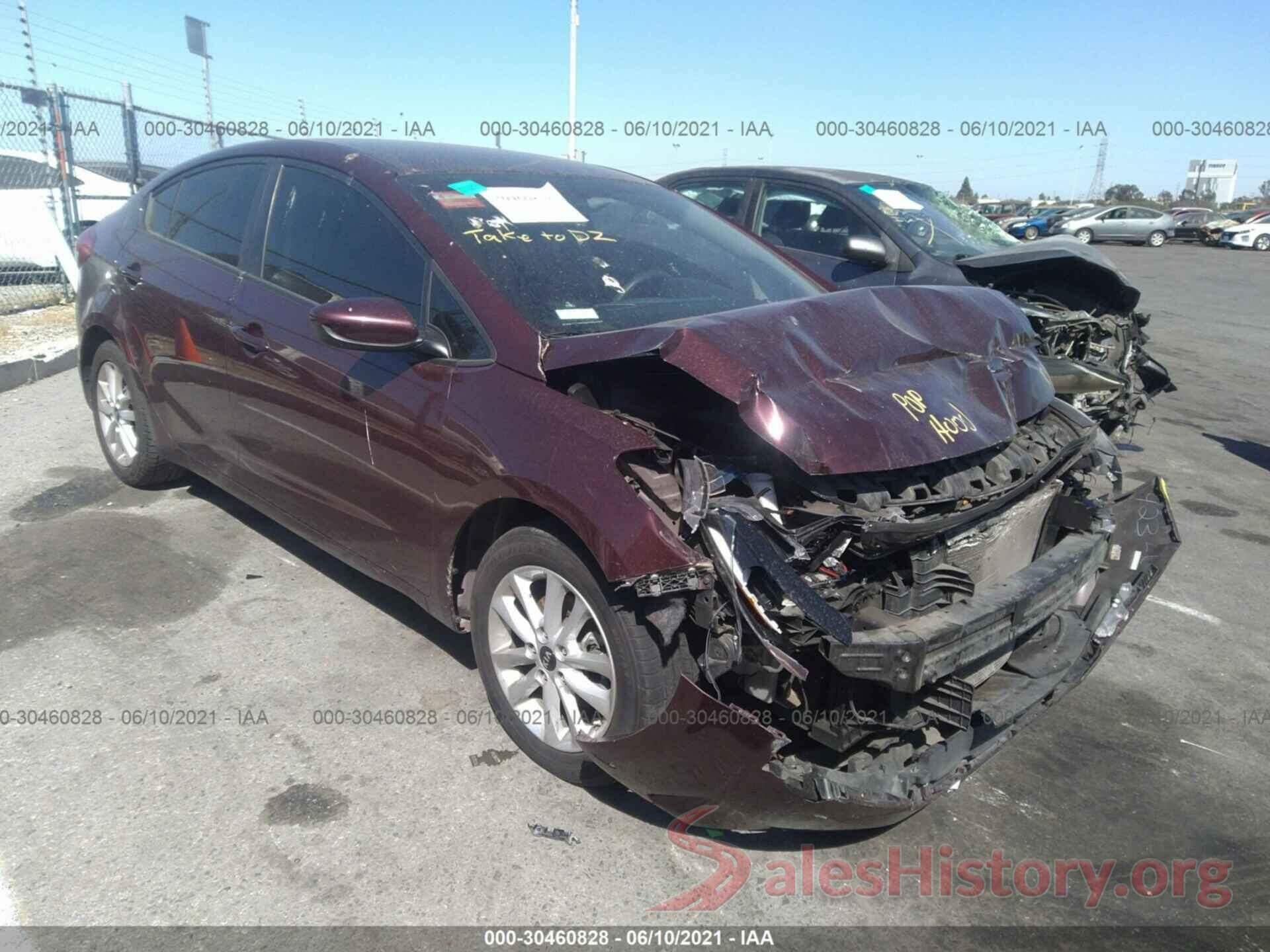 3KPFL4A73HE005930 2017 KIA FORTE