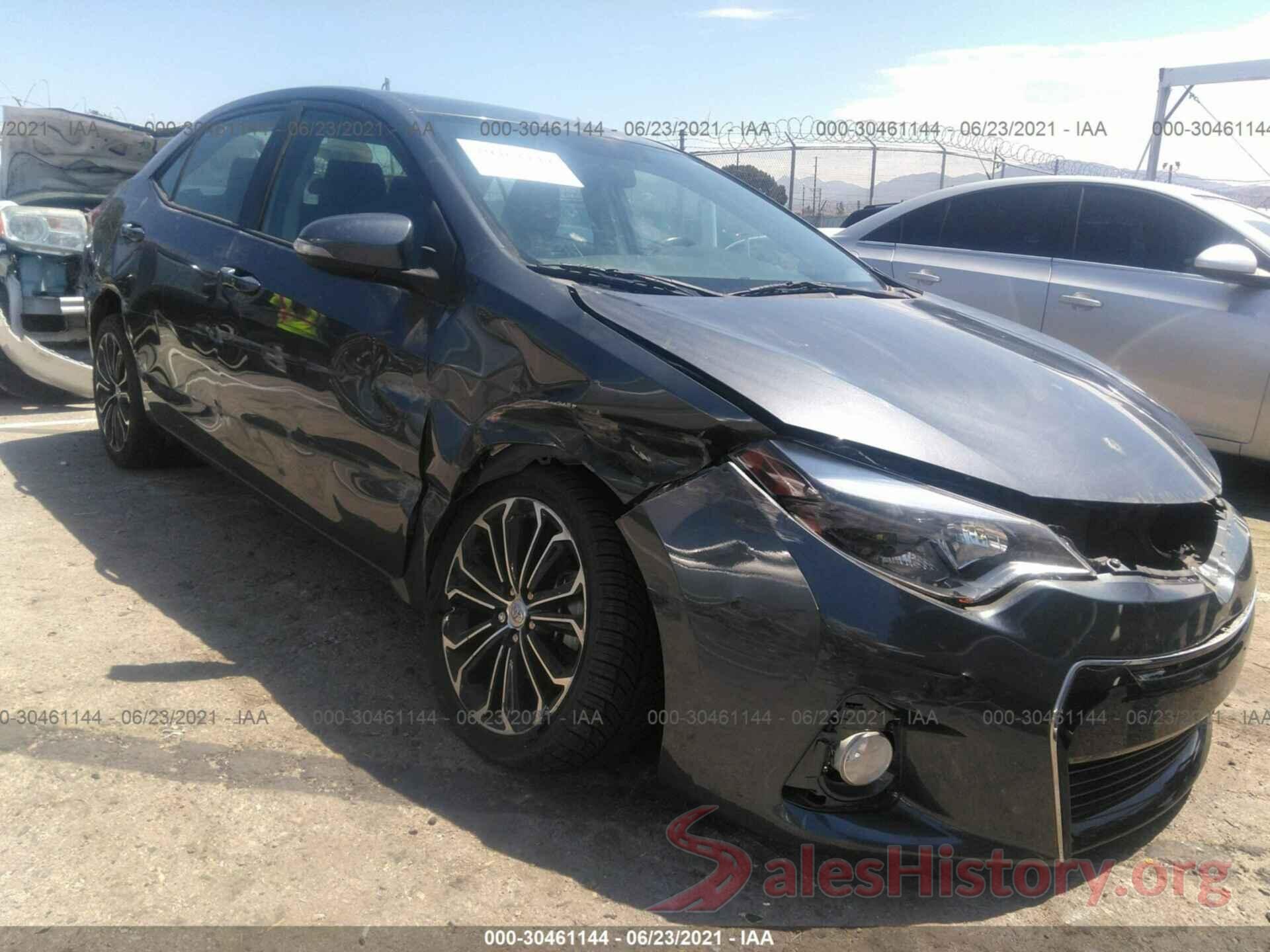 5YFBURHE1GP457661 2016 TOYOTA COROLLA