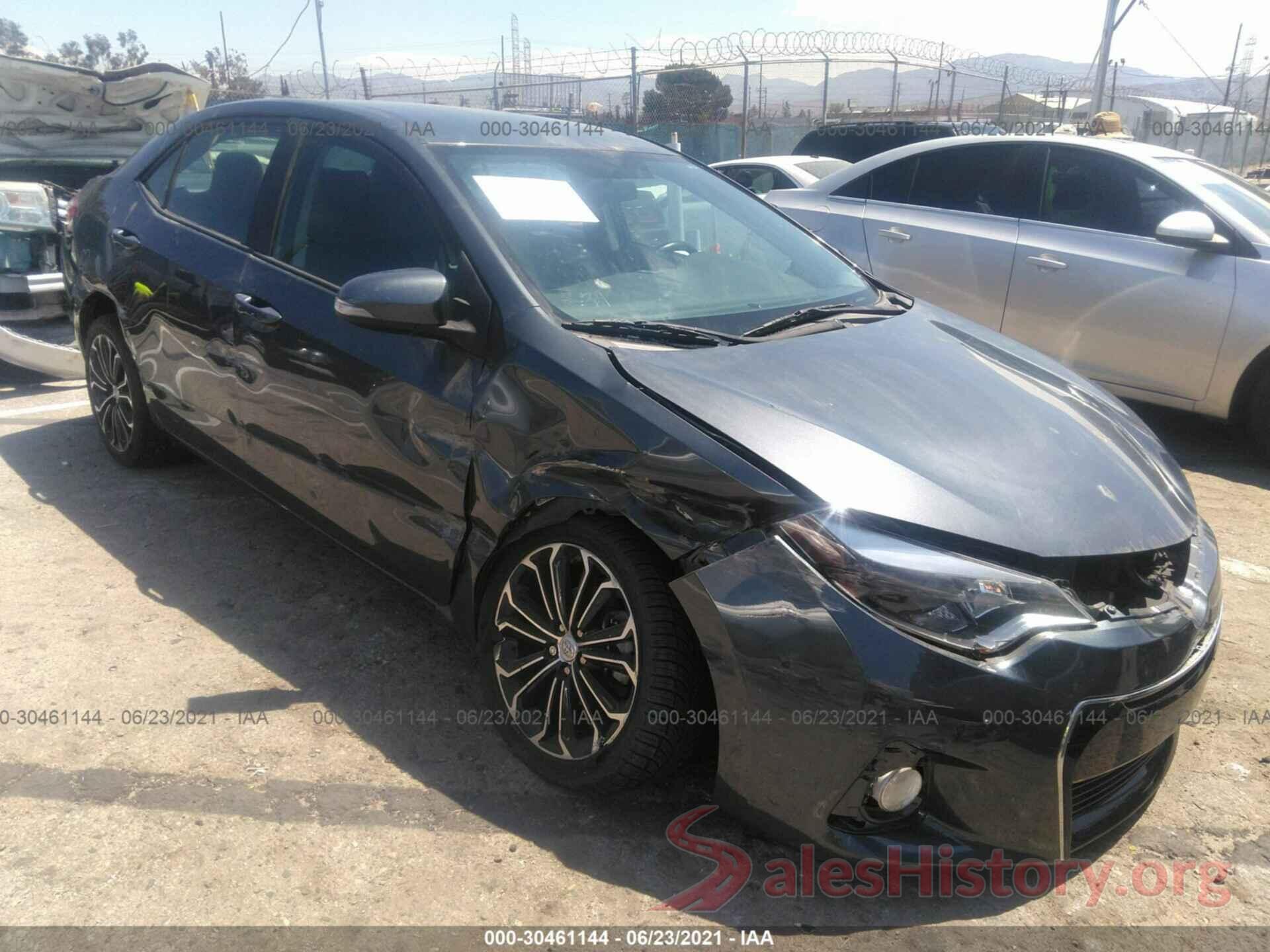 5YFBURHE1GP457661 2016 TOYOTA COROLLA