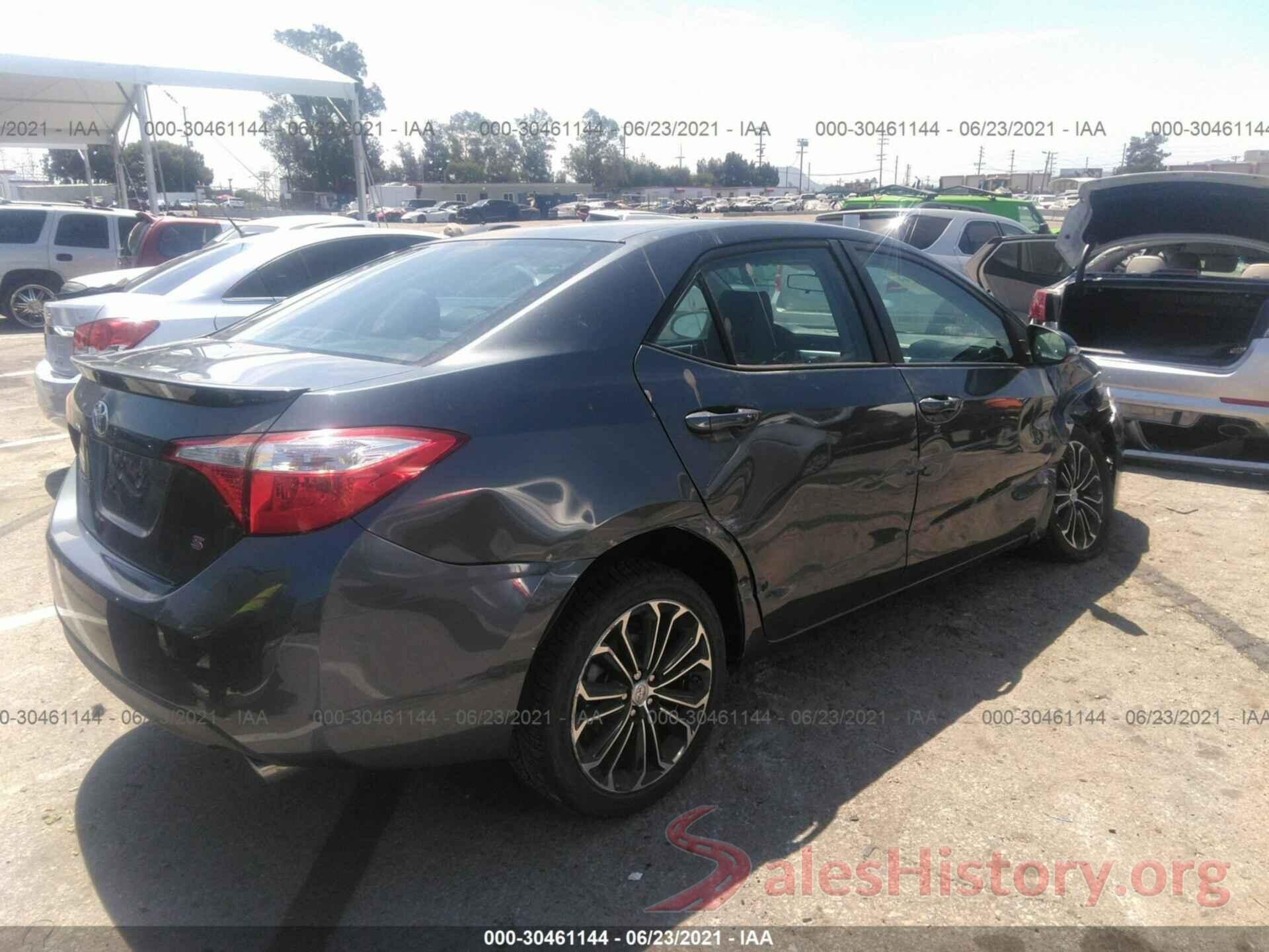 5YFBURHE1GP457661 2016 TOYOTA COROLLA