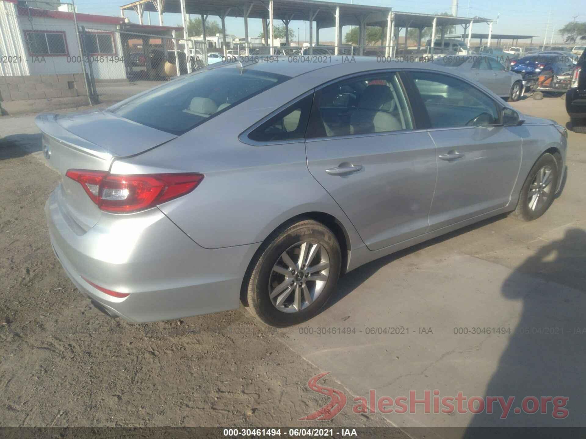 5NPE24AFXHH529254 2017 HYUNDAI SONATA