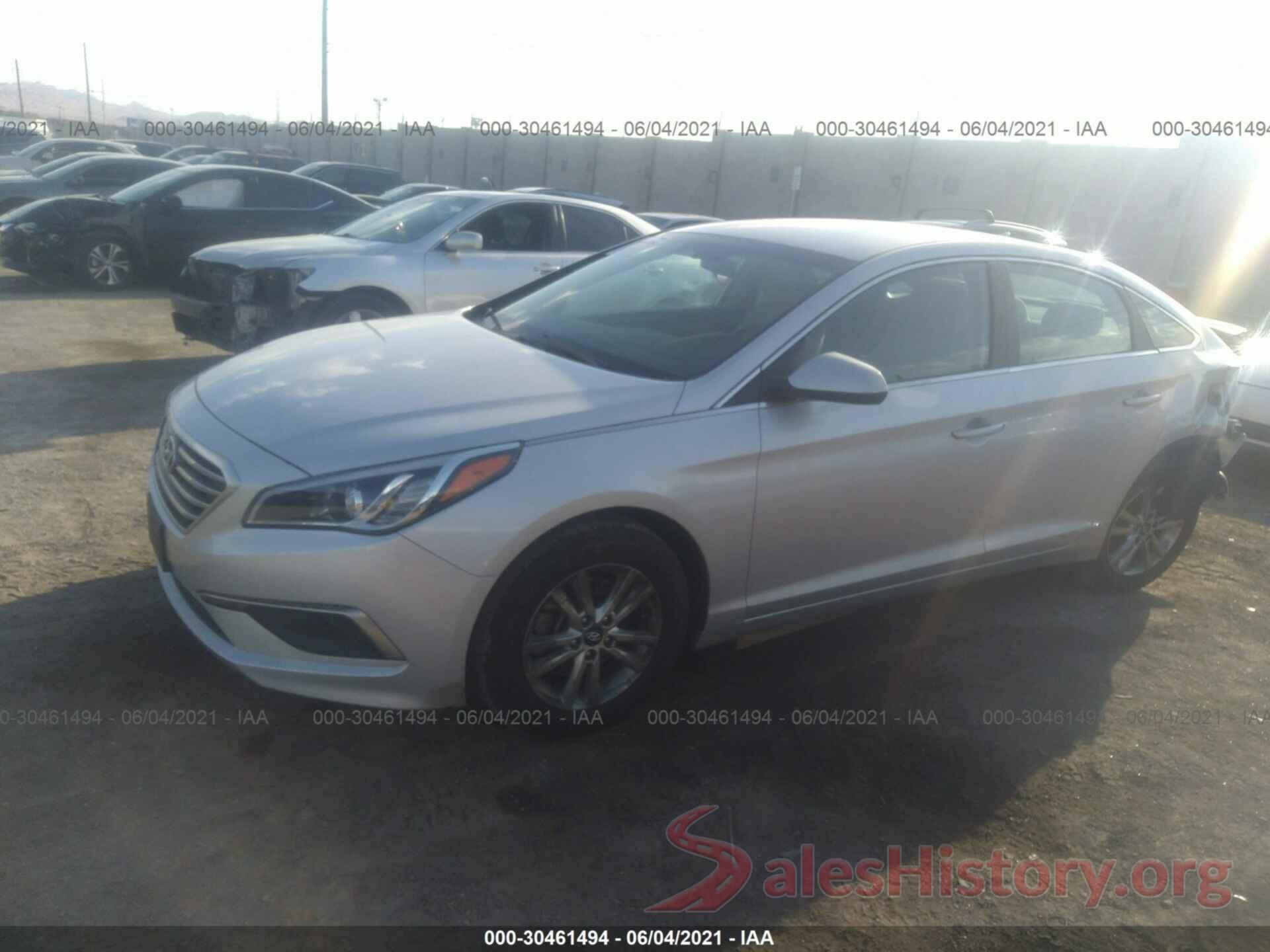 5NPE24AFXHH529254 2017 HYUNDAI SONATA