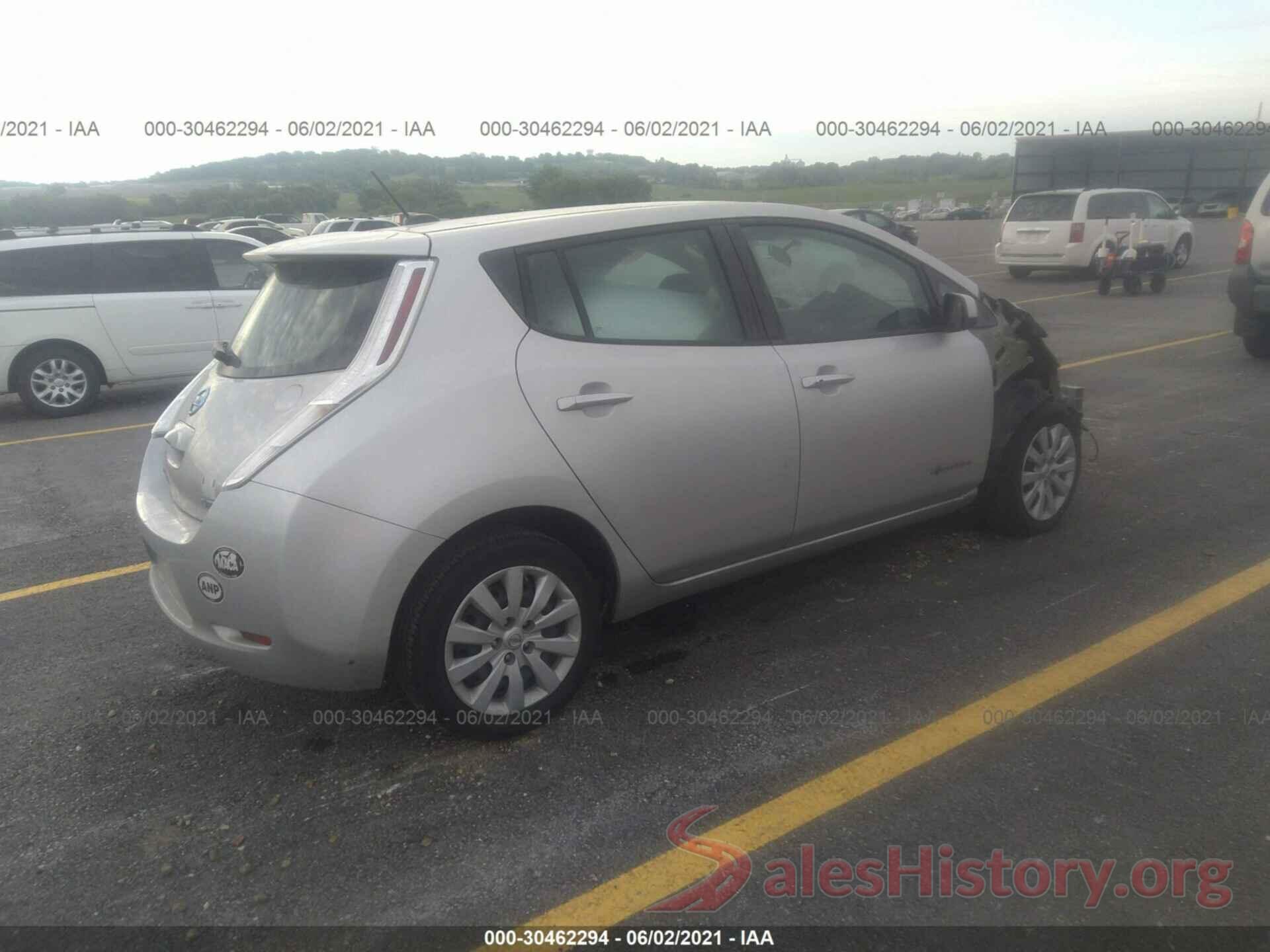 1N4BZ0CP2HC301280 2017 NISSAN LEAF