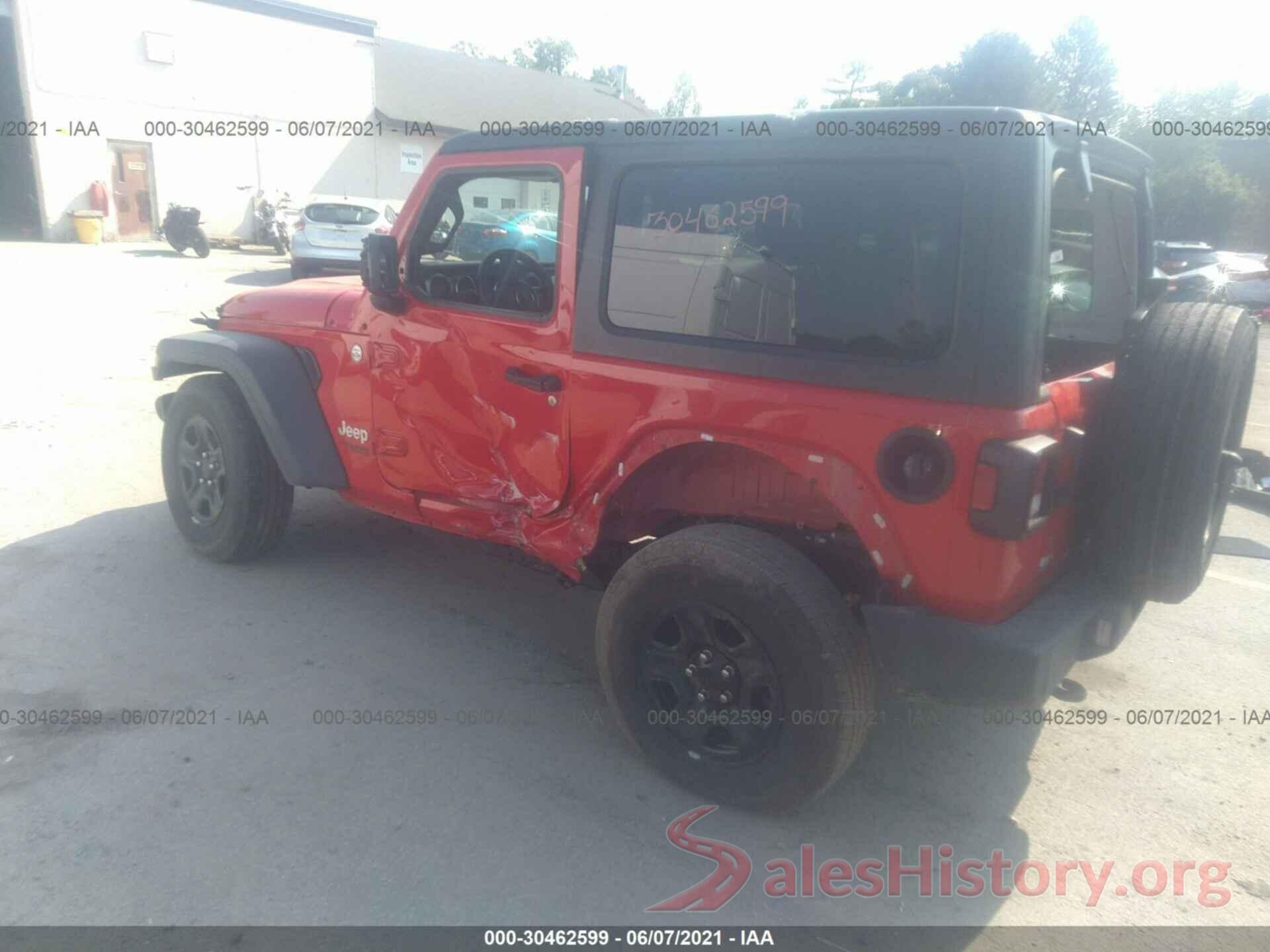 1C4GJXAN4MW562727 2021 JEEP WRANGLER