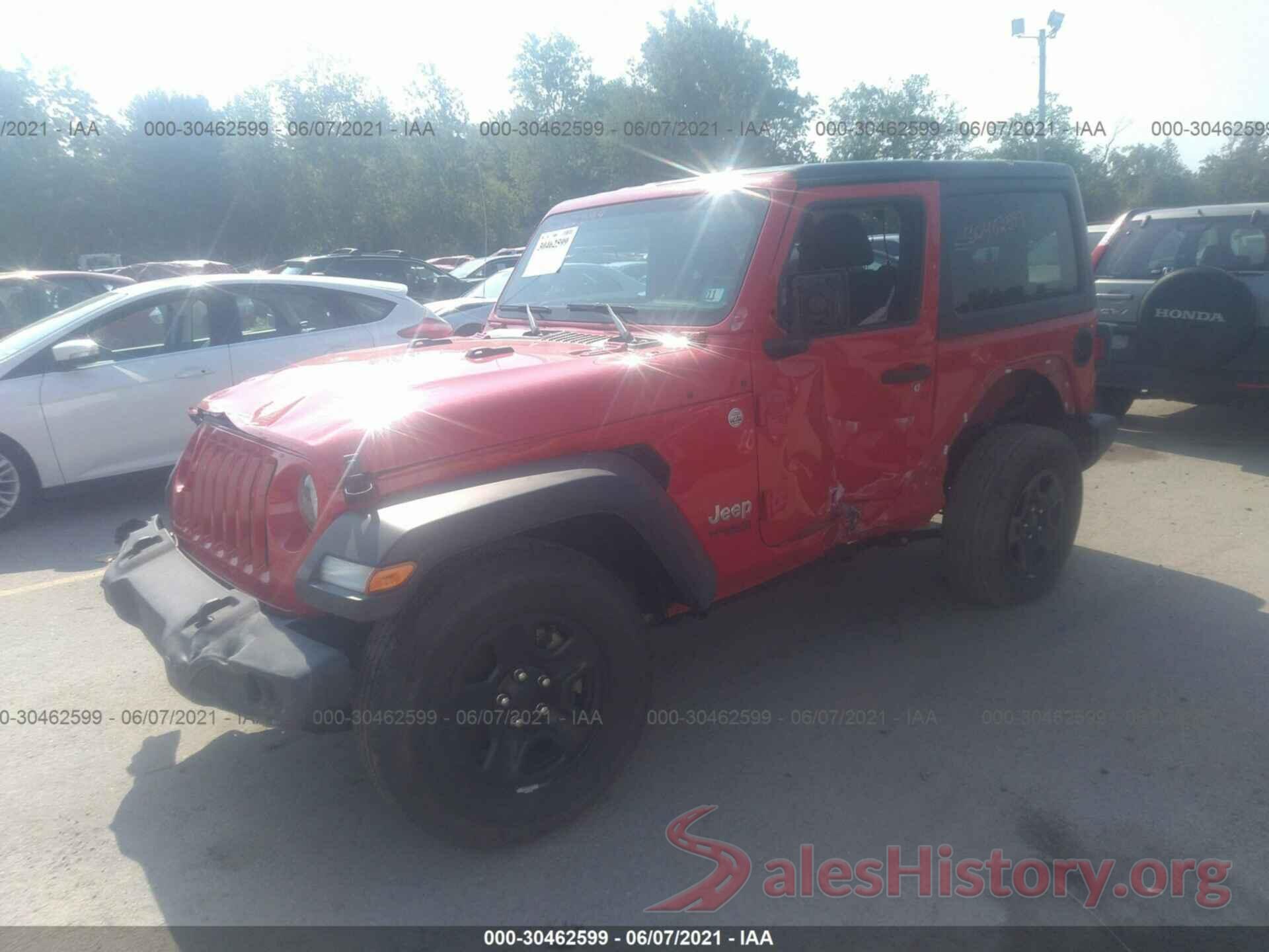 1C4GJXAN4MW562727 2021 JEEP WRANGLER