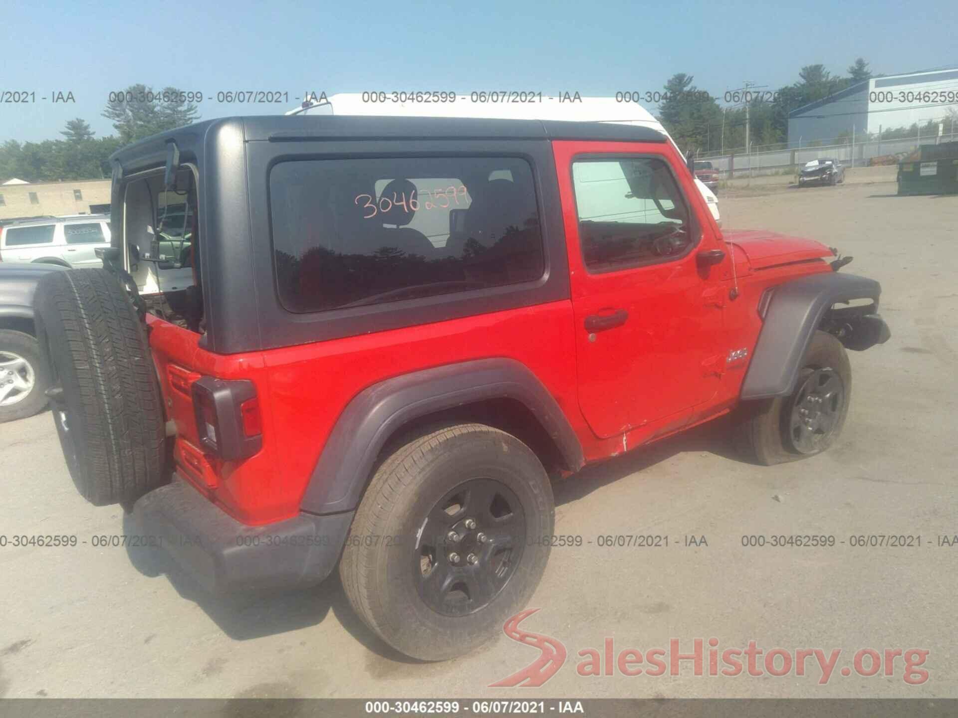 1C4GJXAN4MW562727 2021 JEEP WRANGLER