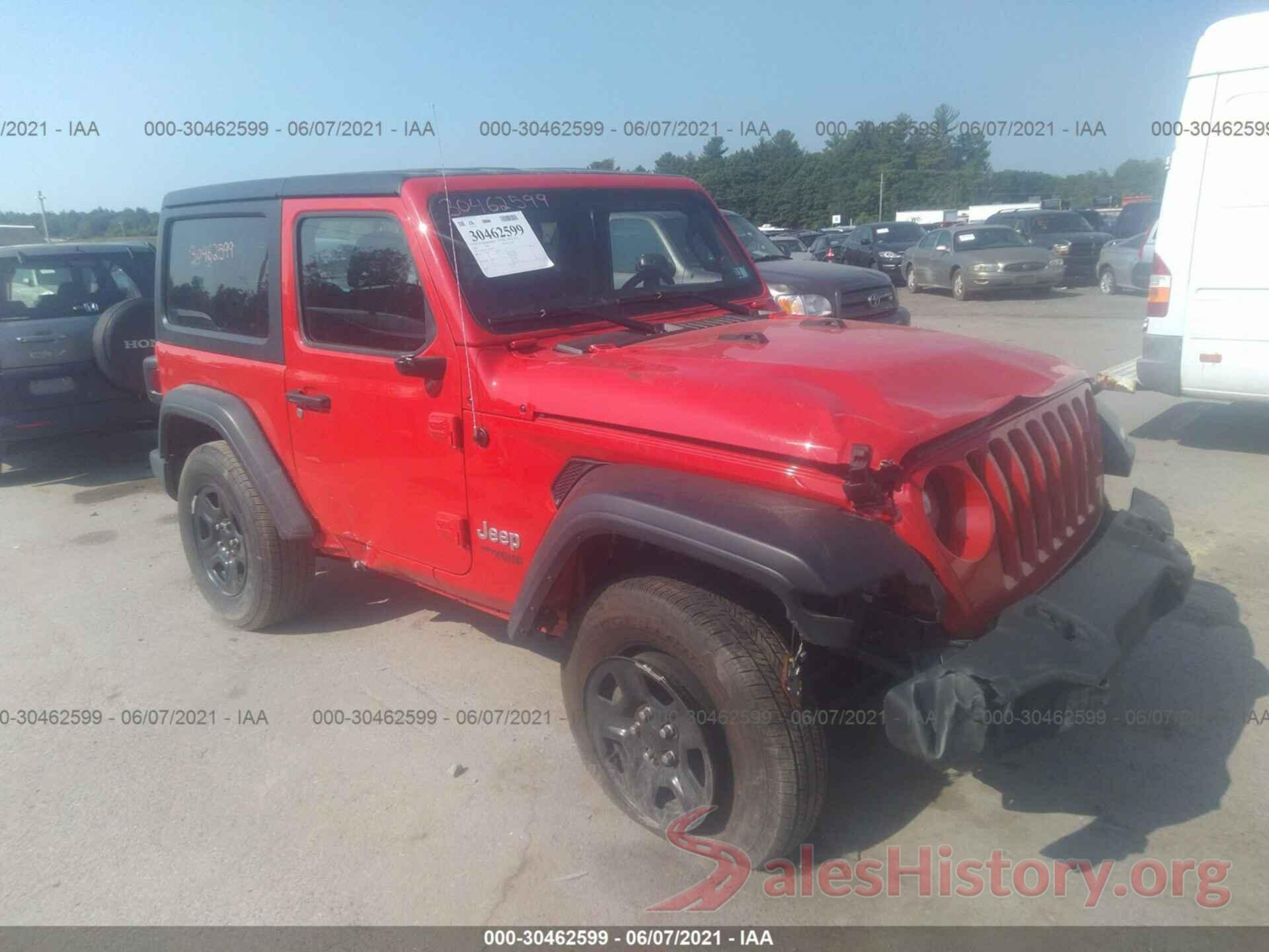 1C4GJXAN4MW562727 2021 JEEP WRANGLER