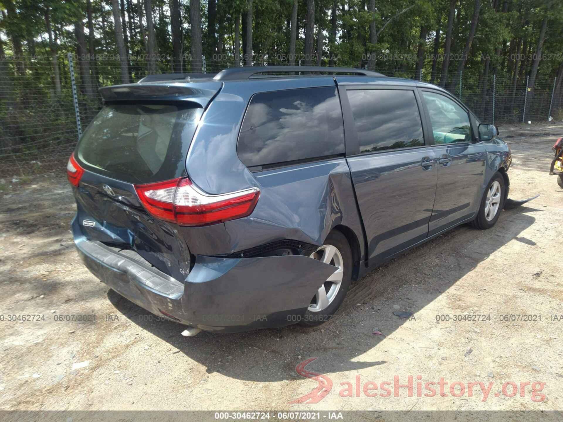 5TDKK3DCXGS704724 2016 TOYOTA SIENNA