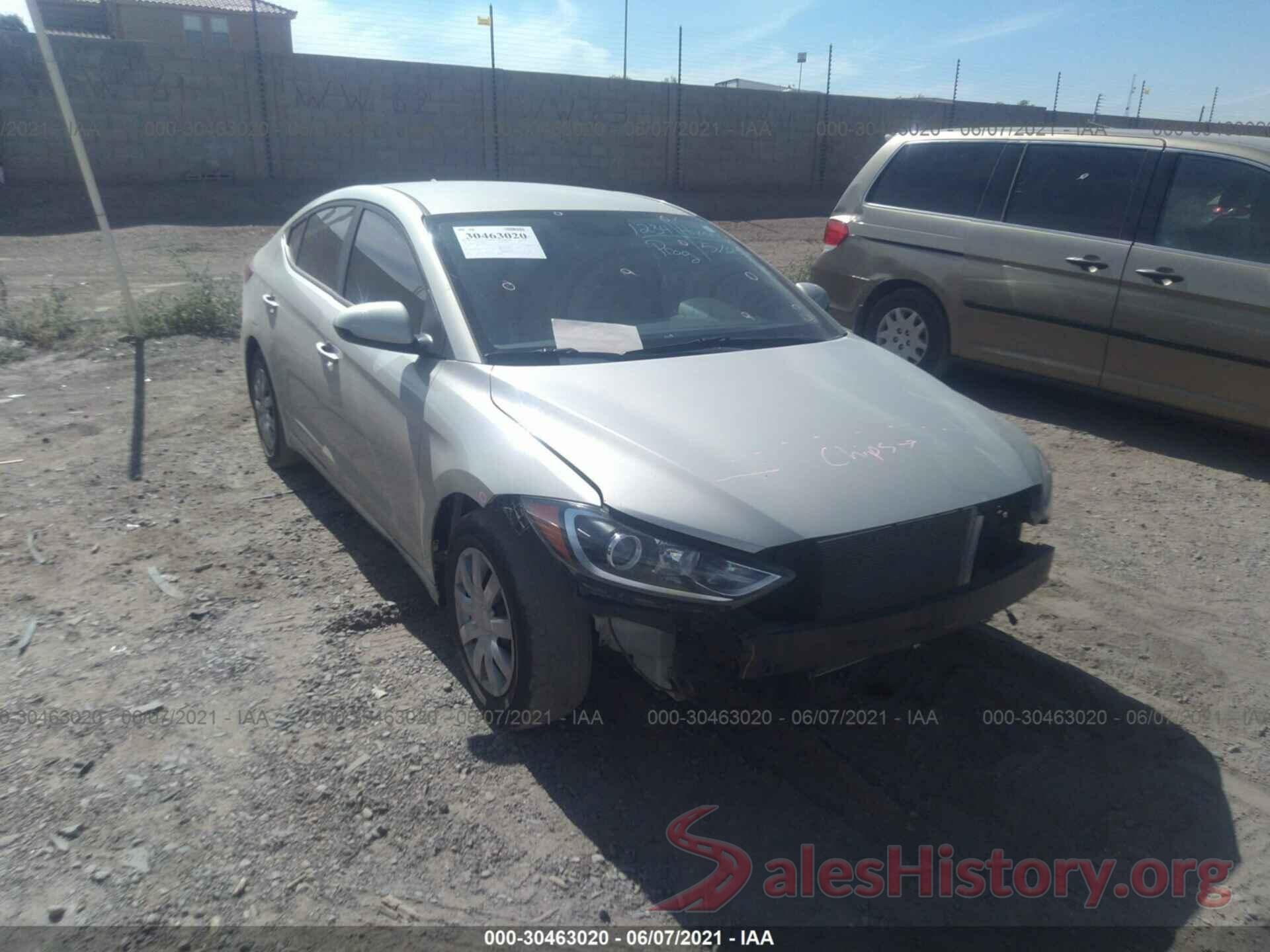 KMHD74LF5HU097653 2017 HYUNDAI ELANTRA