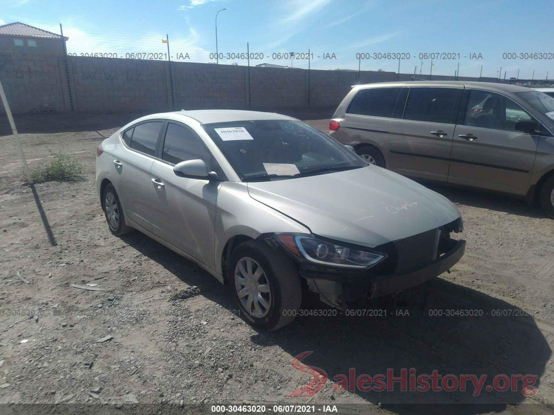 KMHD74LF5HU097653 2017 HYUNDAI ELANTRA