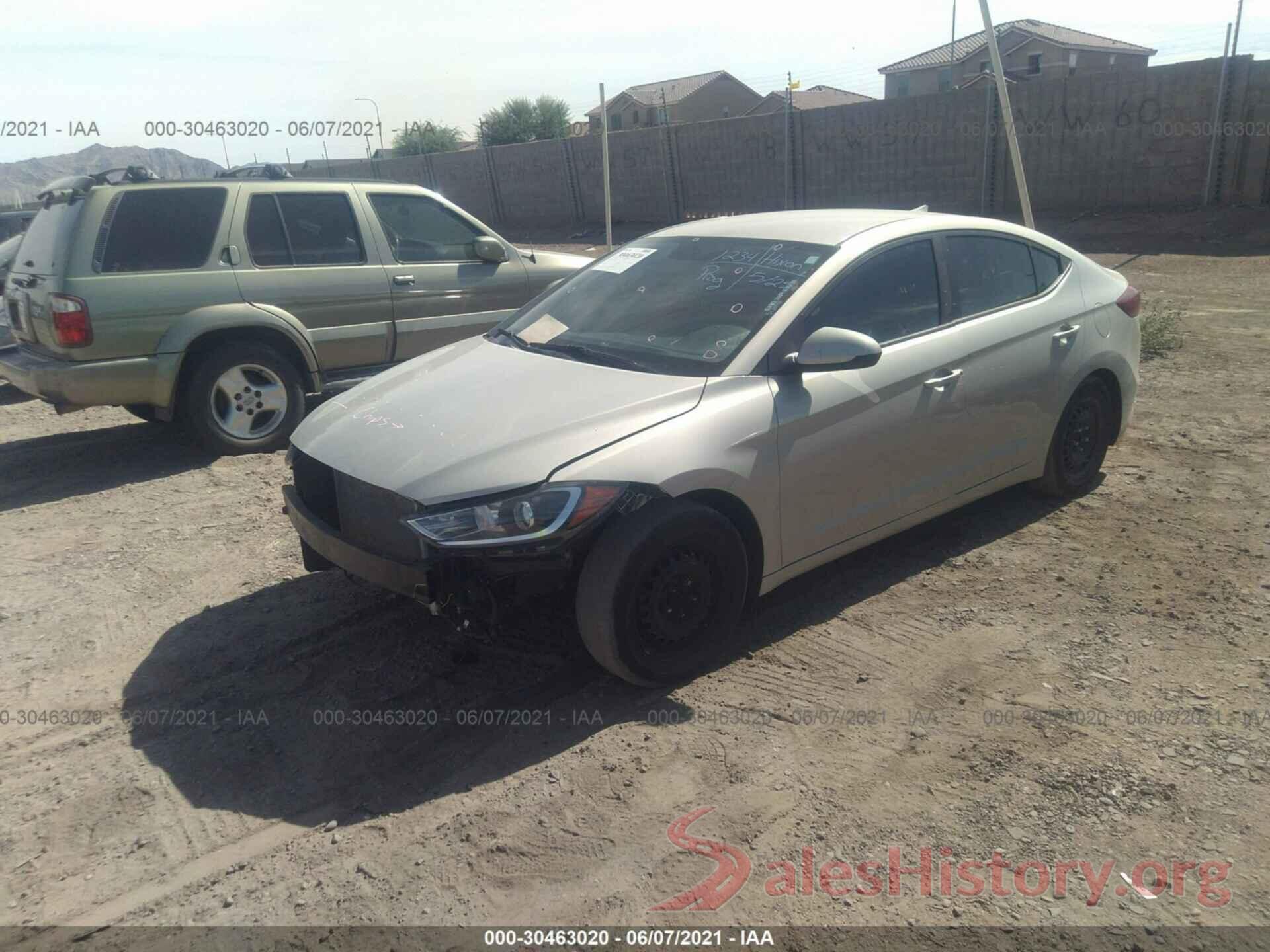 KMHD74LF5HU097653 2017 HYUNDAI ELANTRA