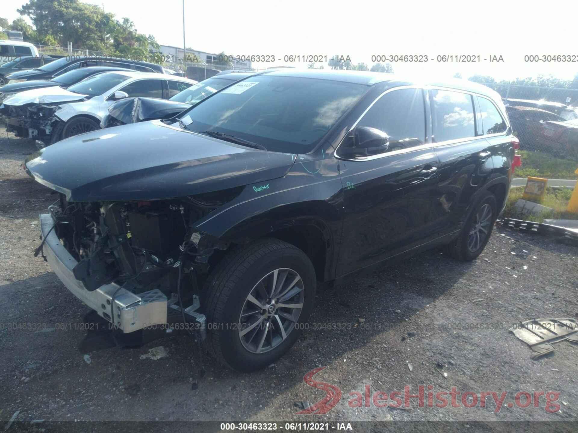 5TDKZRFH2JS274654 2018 TOYOTA HIGHLANDER