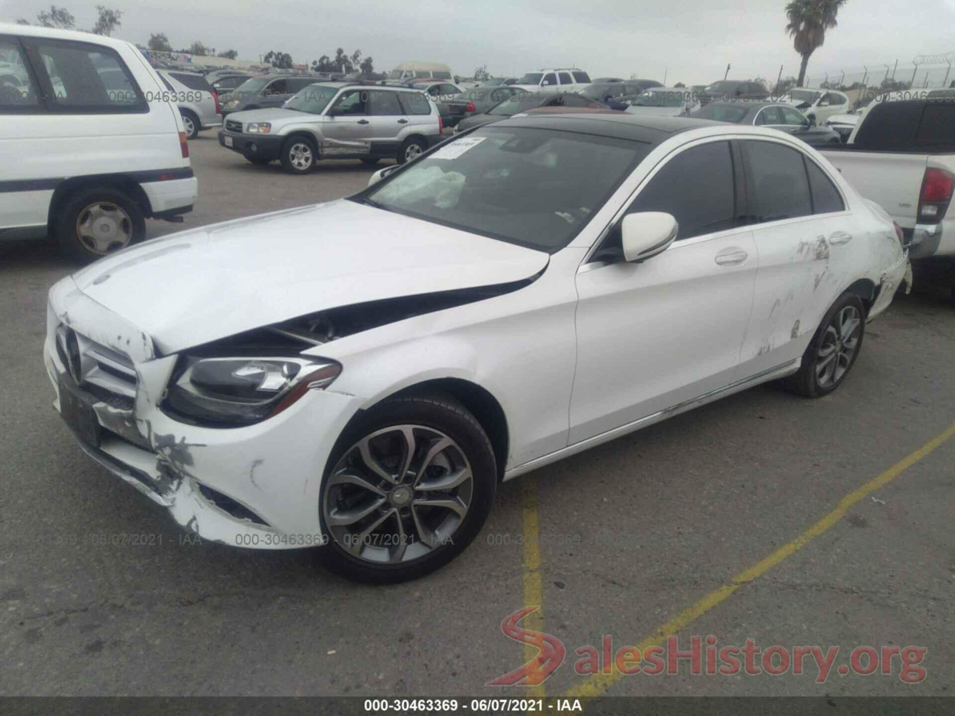 55SWF4KB5GU135094 2016 MERCEDES-BENZ C-CLASS