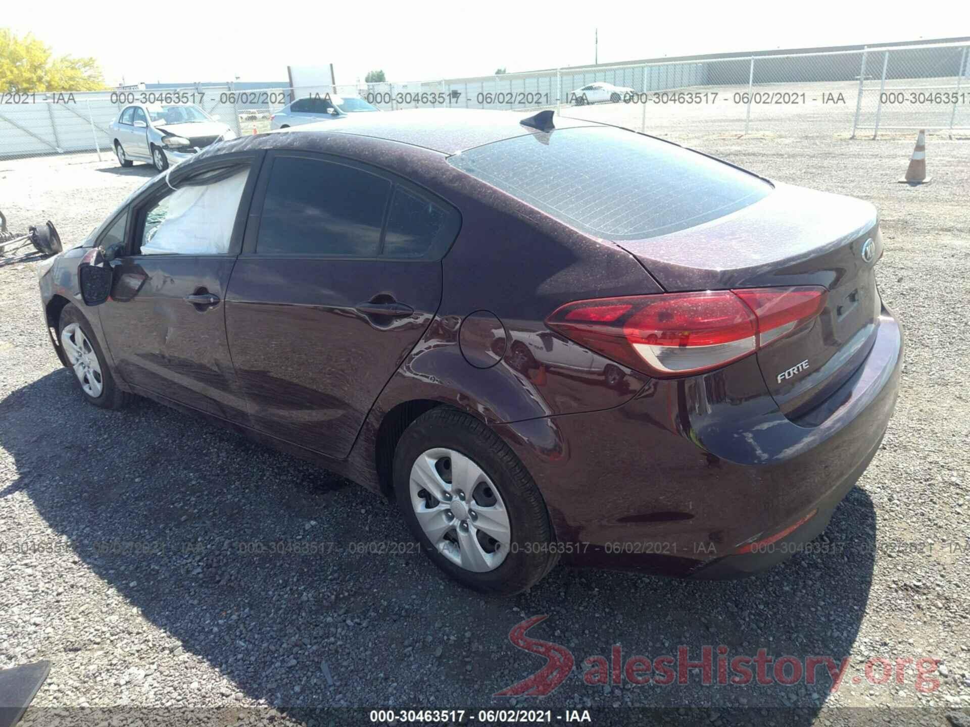 3KPFK4A79HE118817 2017 KIA FORTE