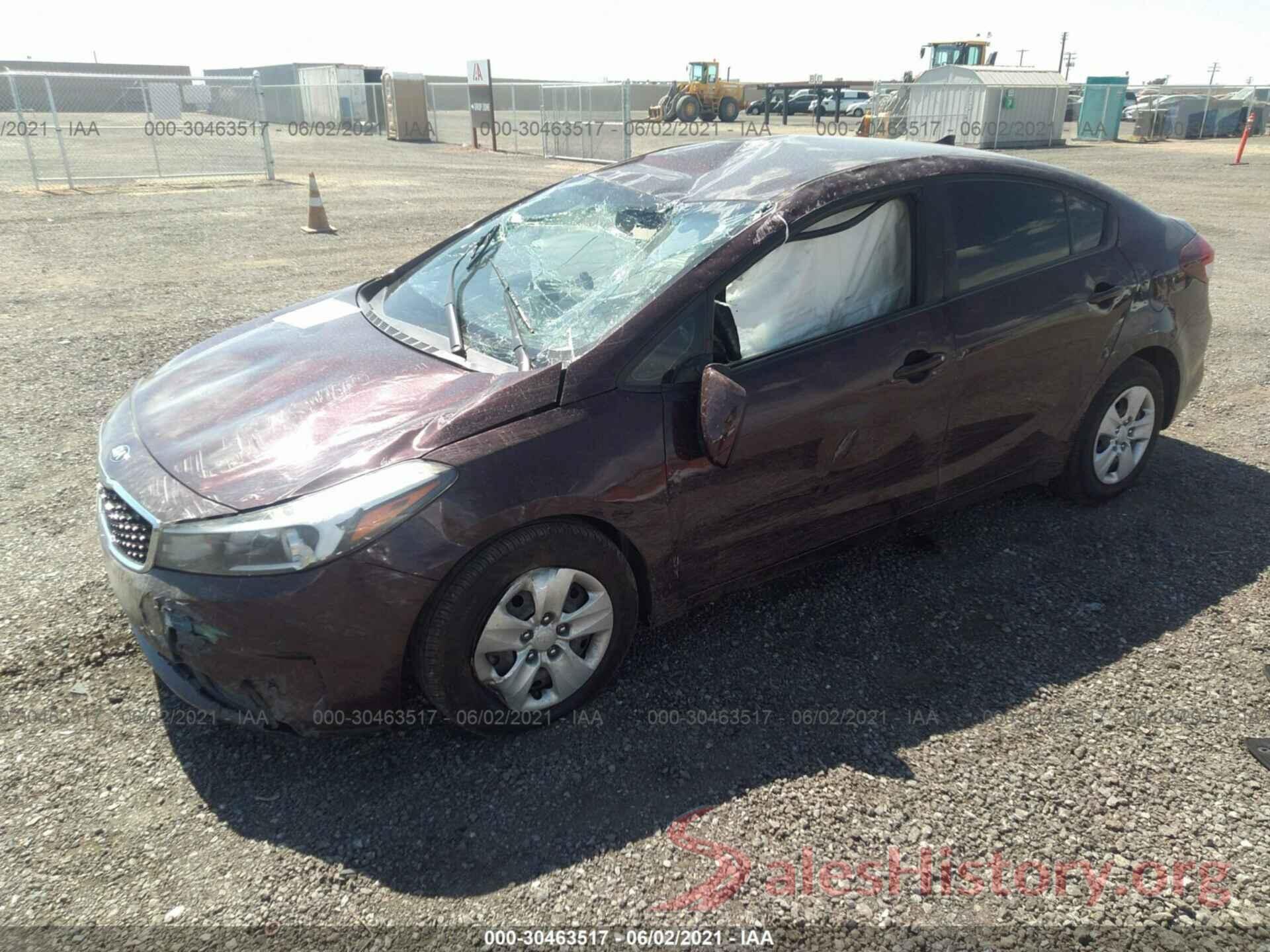 3KPFK4A79HE118817 2017 KIA FORTE