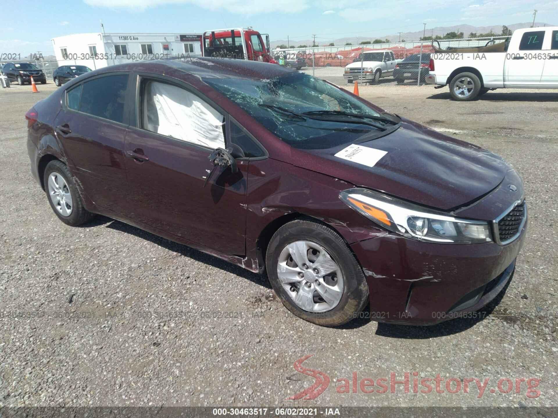 3KPFK4A79HE118817 2017 KIA FORTE