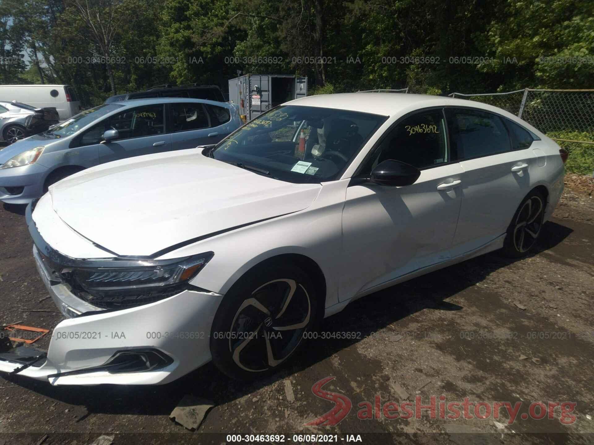 1HGCV1F30MA052929 2021 HONDA ACCORD SEDAN